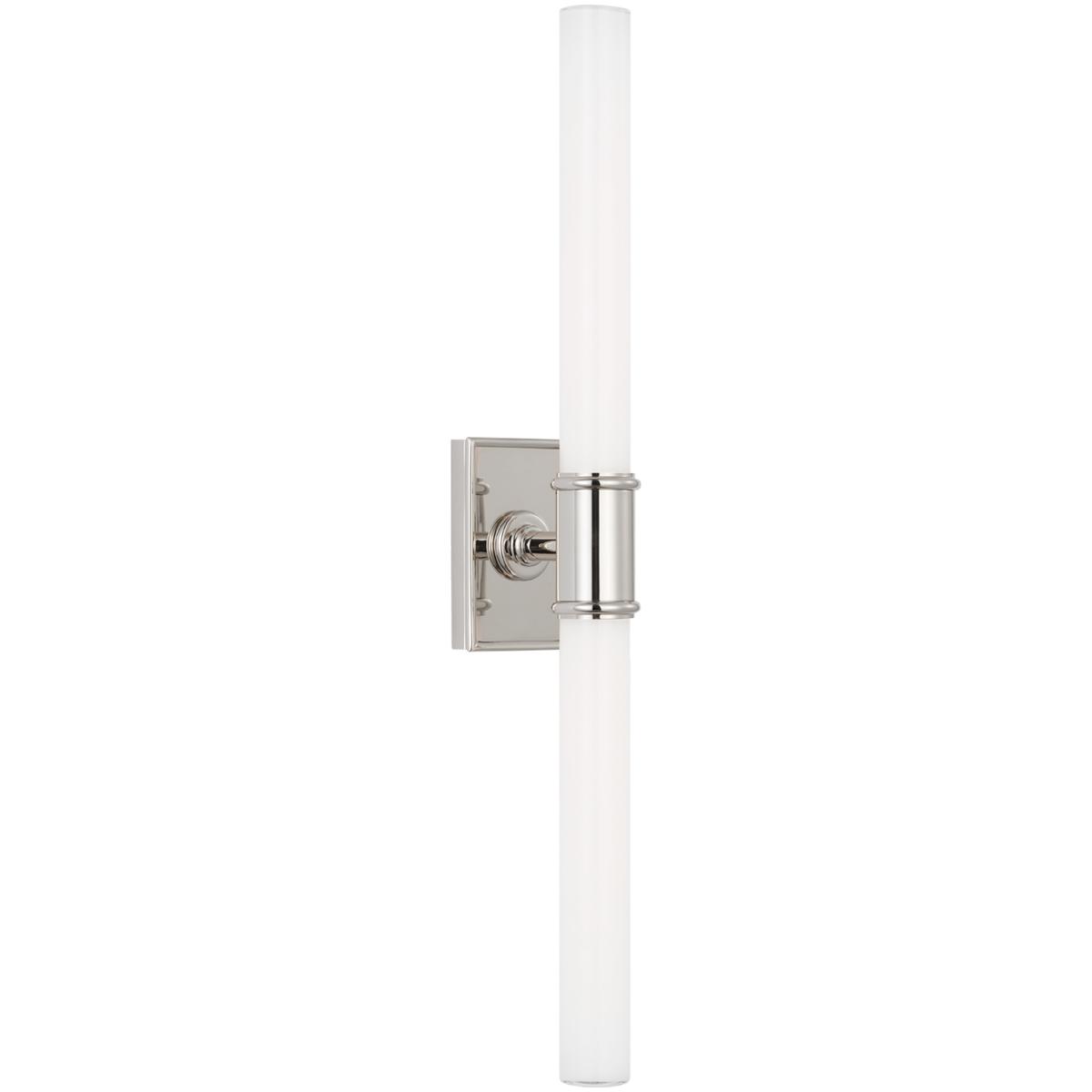 Visual Comfort Signature Collection CHD2036PN-WG Chapman & Myers Owen LED 2.75 inch Polished Nickel Double Bath Light Wall Light