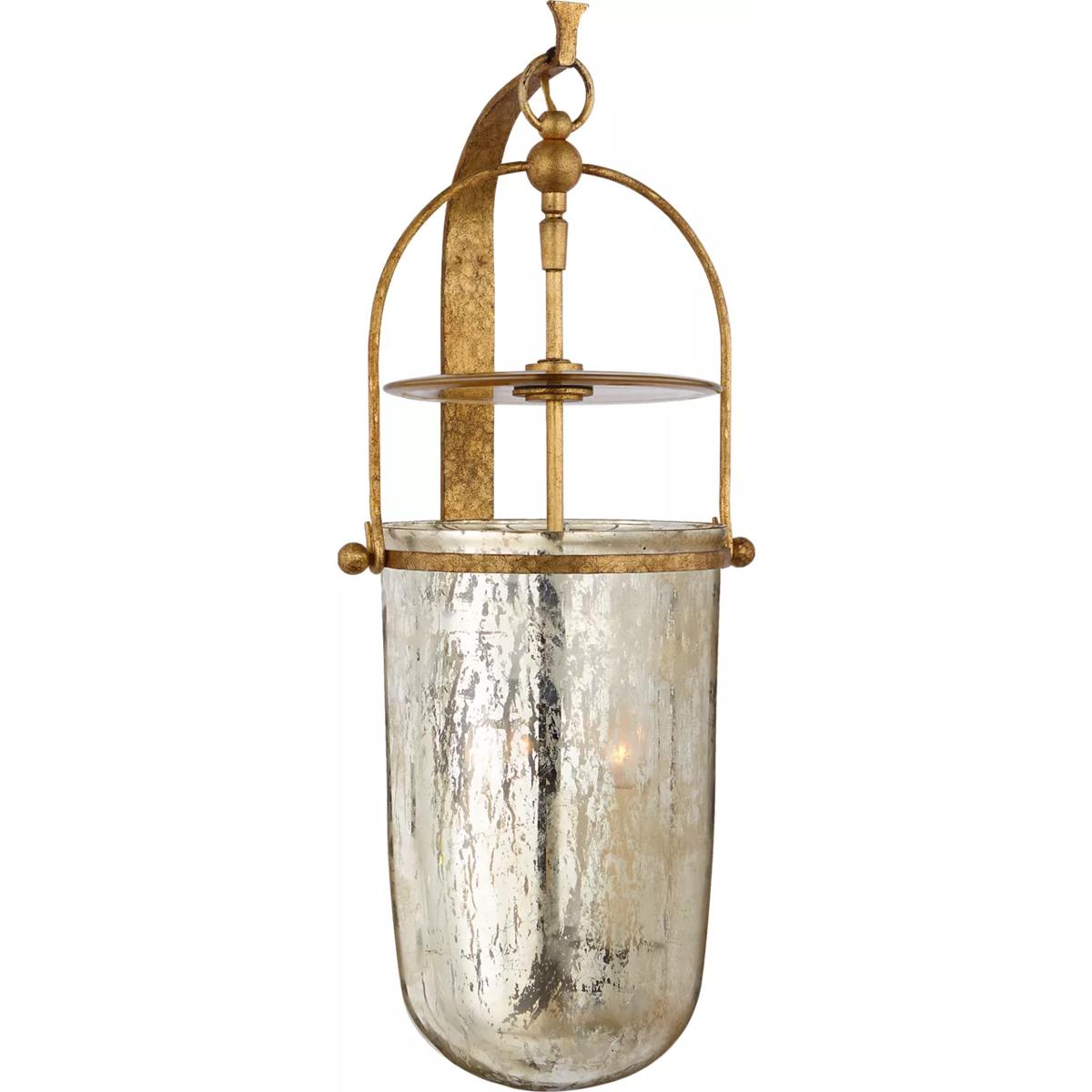 Visual Comfort Signature Collection CHD2270GI-MG Chapman & Myers Lorford 3 Light 10 inch Gilded Iron Sconce Wall Light in Mercury Glass, Medium