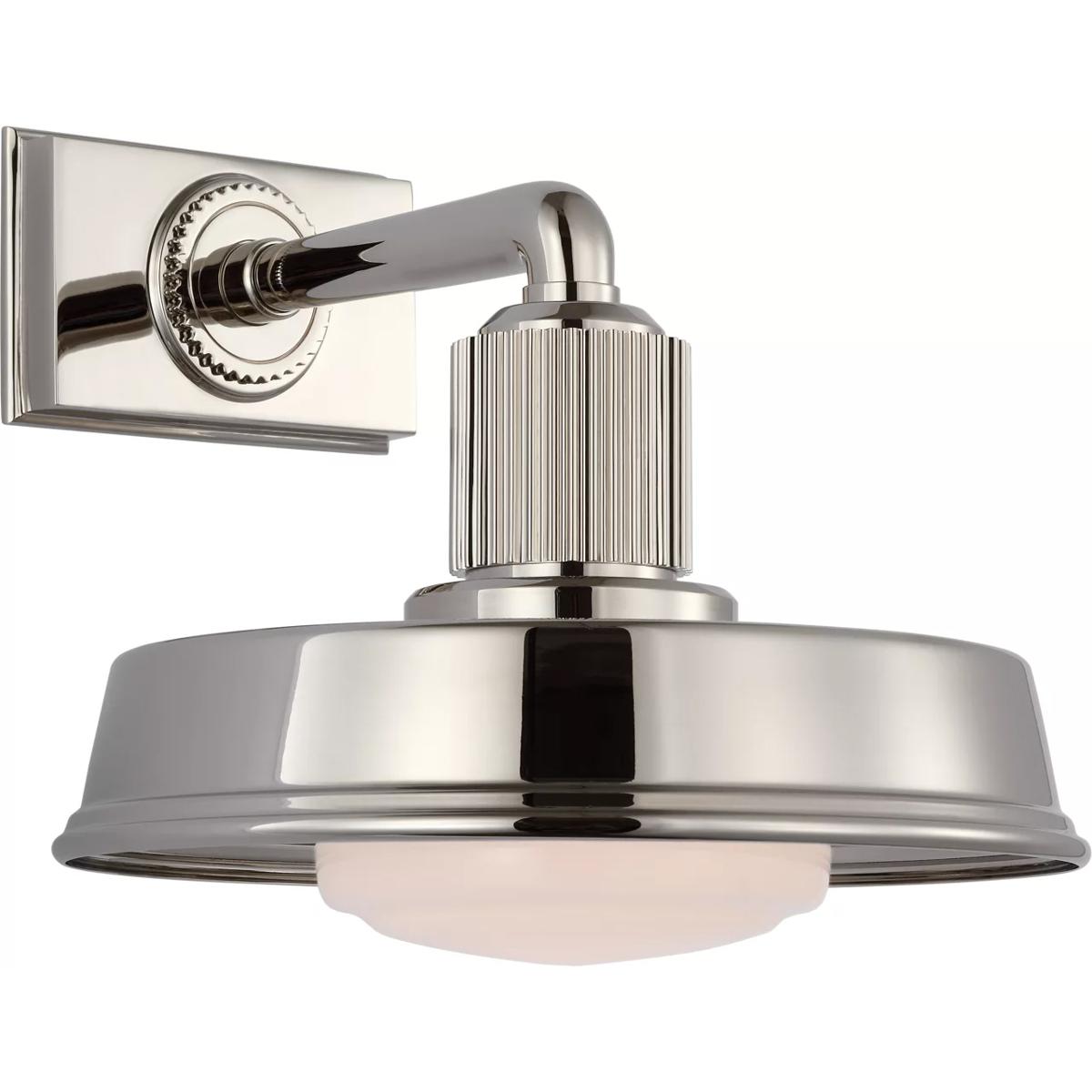 Visual Comfort Signature Collection Chapman & Myers Ruhlmann 9 Inch LED Wall Sconce Ruhlmann - CHD 2298PN-WG - Modern Contemporary