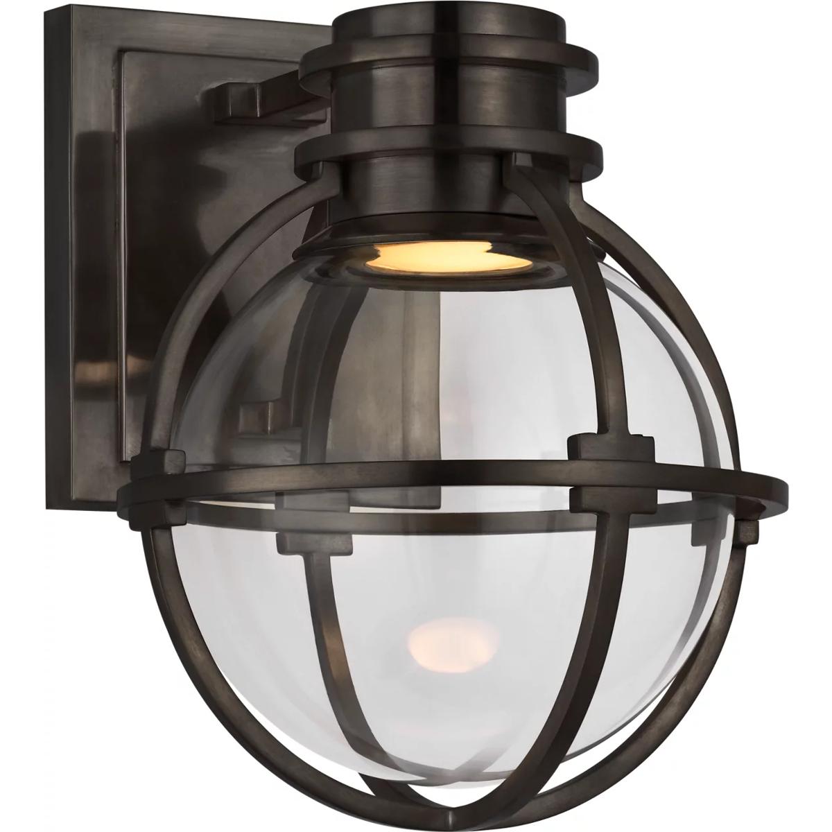 Visual Comfort Signature Collection CHD2480BZ-CG Chapman & Myers Gracie LED 6.5 inch Bronze Single Sconce Wall Light