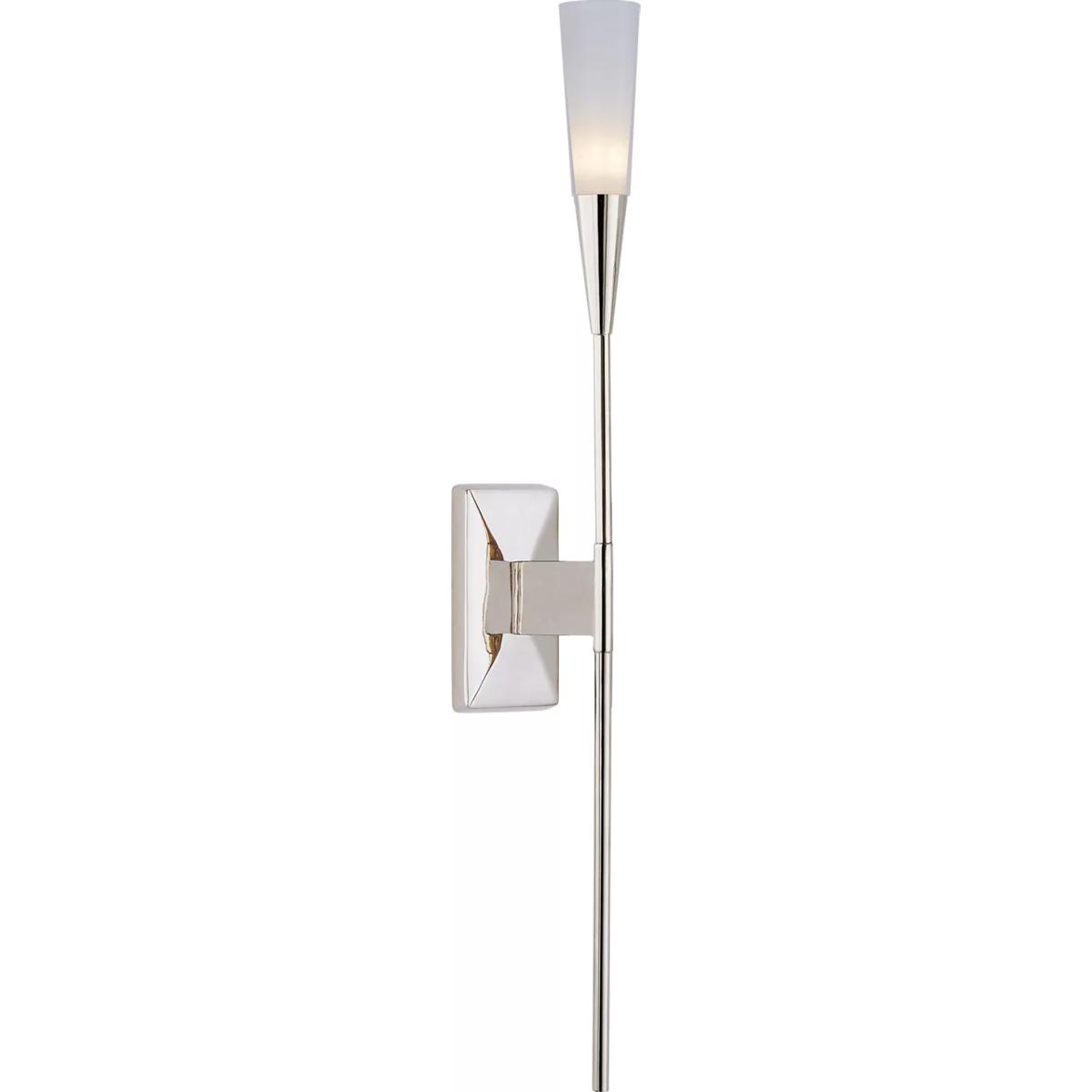 Visual Comfort Signature Collection CHD2601PN Chapman & Myers Stellar LED 2.5 inch Polished Nickel Single Tail Sconce Wall Light
