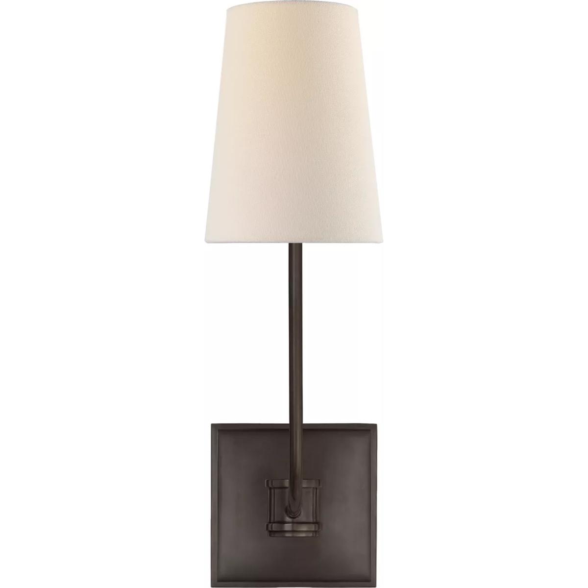 Visual Comfort Signature Collection CHD2620BZ-L Chapman & Myers Venini 1 Light 4.75 inch Bronze Single Sconce Wall Light