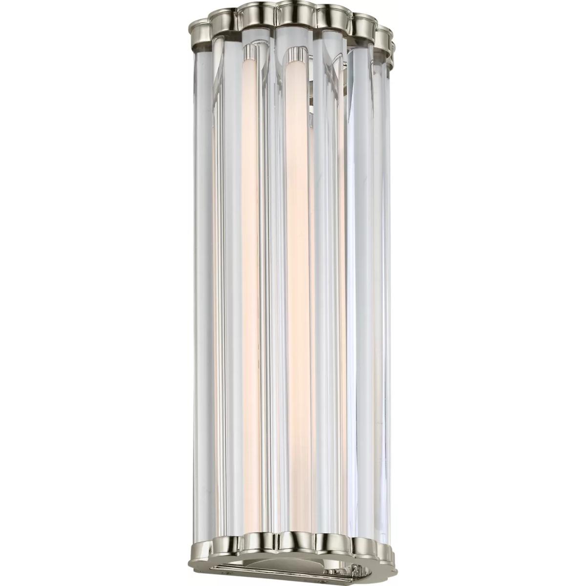 Visual Comfort Signature Collection CHD2925PN-CG Chapman & Myers Kean LED 5.75 inch Polished Nickel Sconce Wall Light