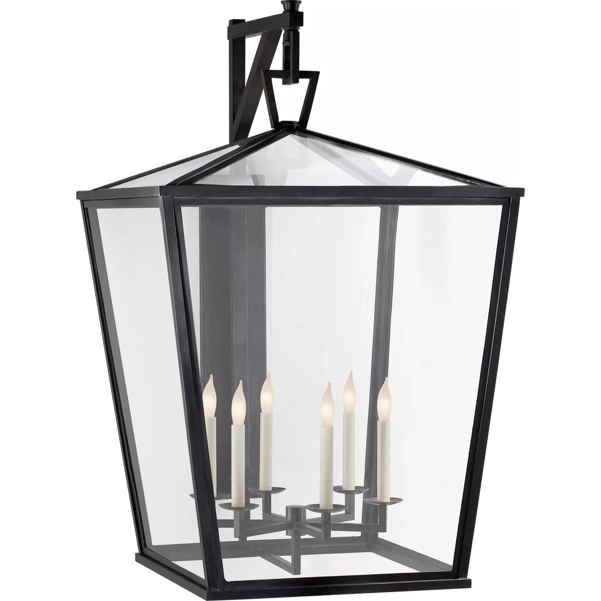 Visual Comfort Signature Collection Chapman & Myers Darlana 39 Inch Tall 6 Light Outdoor Wall Light Darlana - CHO 2044BZ - Transitional