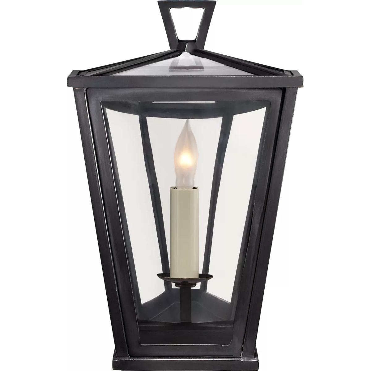 Visual Comfort Signature Collection CHO2045BZ-CG Chapman & Myers Darlana 1 Light 10 inch Bronze Outdoor Wall Lantern