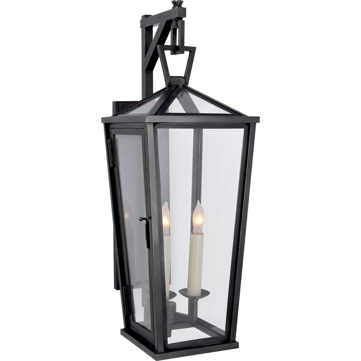 Visual Comfort Signature Collection CHO2086BZ Chapman & Myers DarlanaO 2 Light 21.25 inch Bronze Outdoor Bracketed Wall Lantern, Small