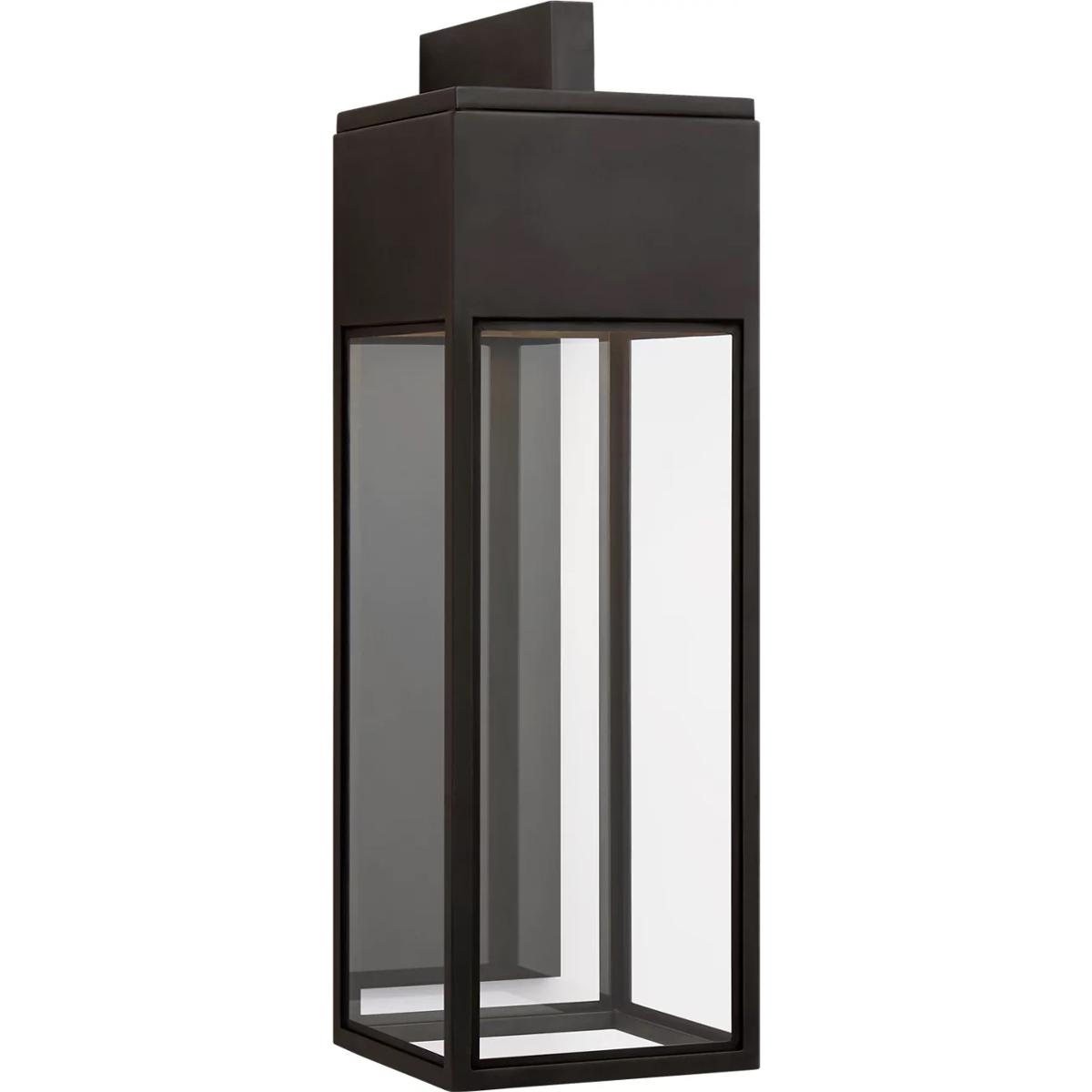Visual Comfort Signature Collection CHO2442BZ-CG Chapman & Myers Irvine LED 26 inch Bronze Outdoor Bracketed Wall Lantern, Large