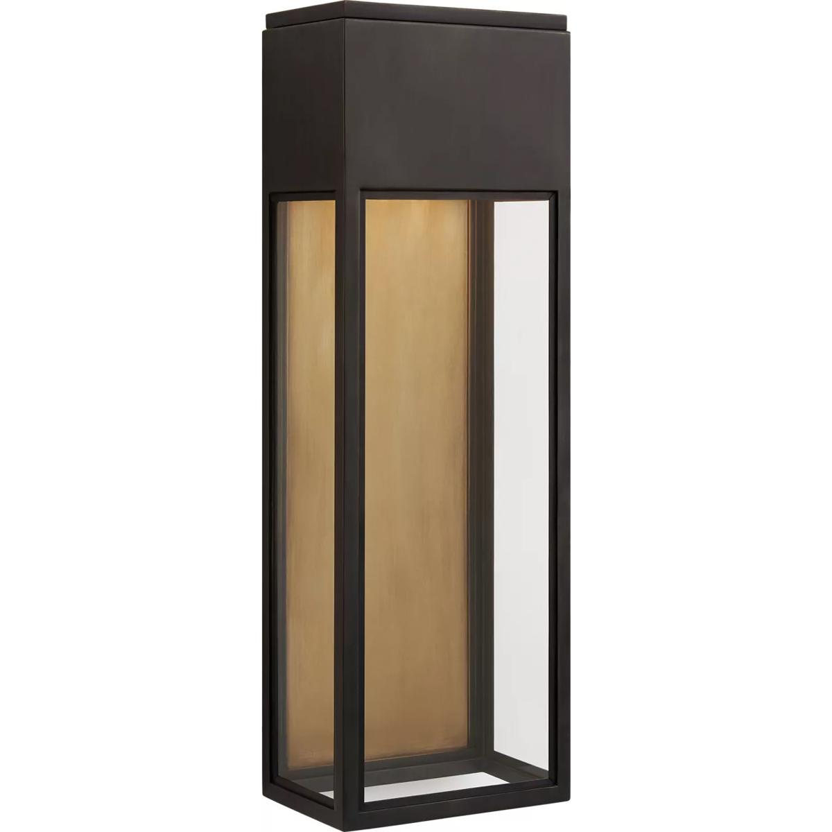 Visual Comfort Signature Collection CHO2446BZ-CG Chapman & Myers Irvine LED 26.5 inch Bronze Outdoor Wall Lantern, Large