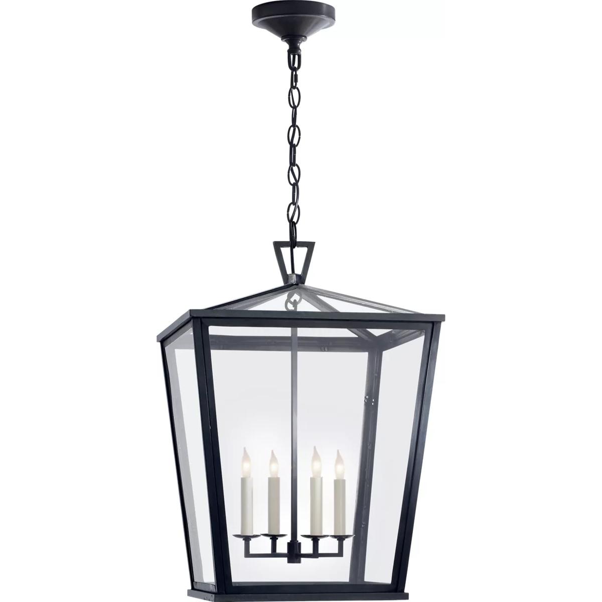 Visual Comfort Signature Collection CHO5085BZ Chapman & Myers DarlanaO 4 Light 17 inch Bronze Outdoor Hanging Lantern, Medium