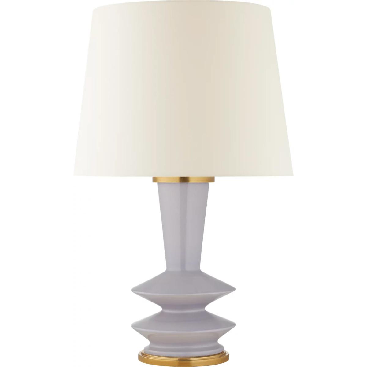 Visual Comfort Signature Collection CS3646LLC-L Christopher Spitzmiller Whittaker 30 inch 100 watt Lilac Table Lamp Portable Light, Medium