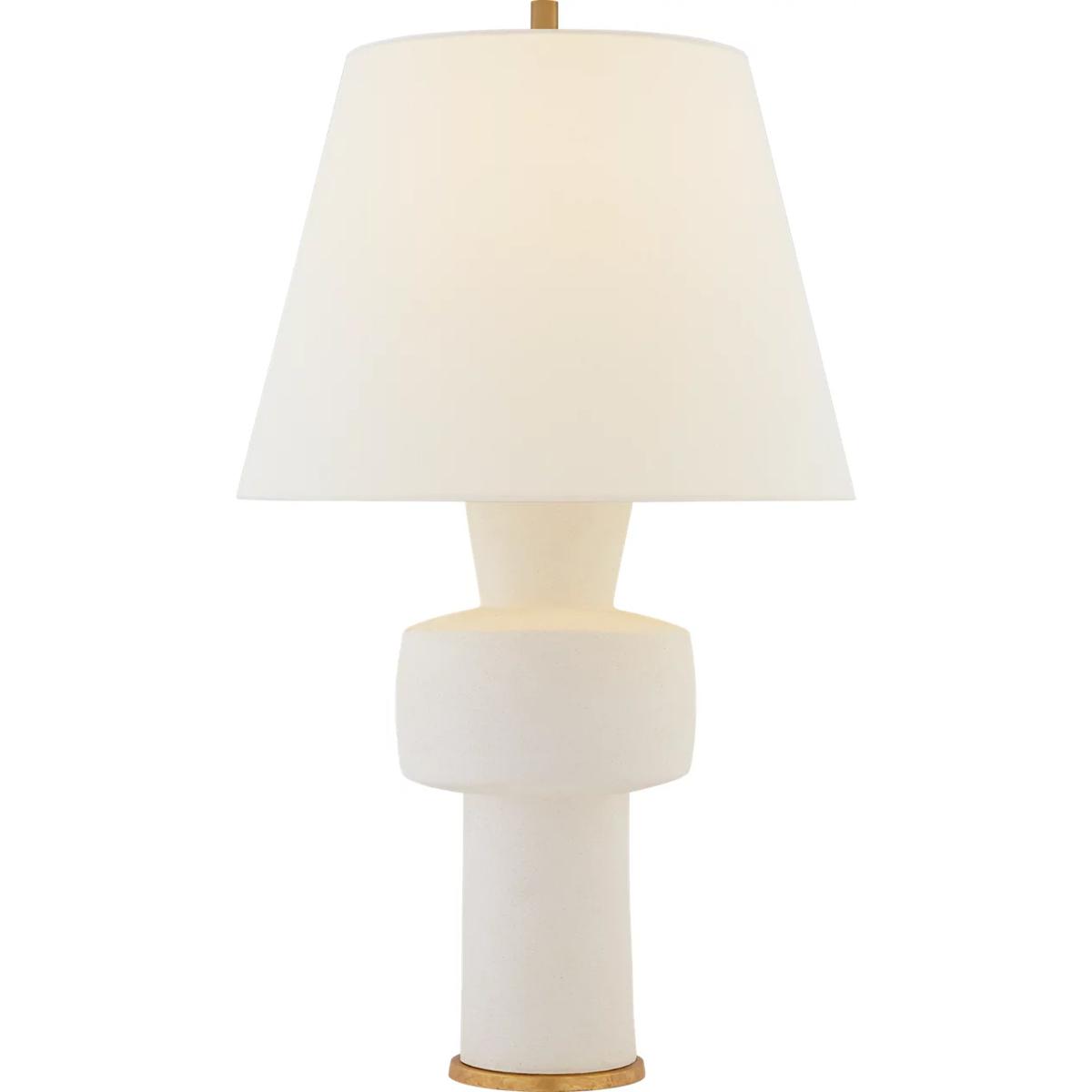 Visual Comfort Signature Collection CS3656SDW-L Christopher Spitzmiller Eerdmans 29 inch 100 watt Sandy White Table Lamp Portable Light, Medium