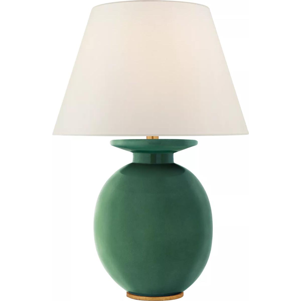 Visual Comfort Signature Collection CS3658CGC-L Christopher Spitzmiller Hans 29.75 inch 100 watt Celtic Green Crackle Table Lamp Portable Light, Mediu