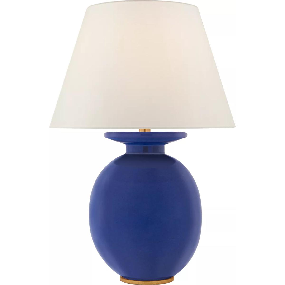 Visual Comfort Signature Collection CS3658FLB-L Christopher Spitzmiller Hans 29.75 inch 100 watt Flowing Blue Table Lamp Portable Light, Medium