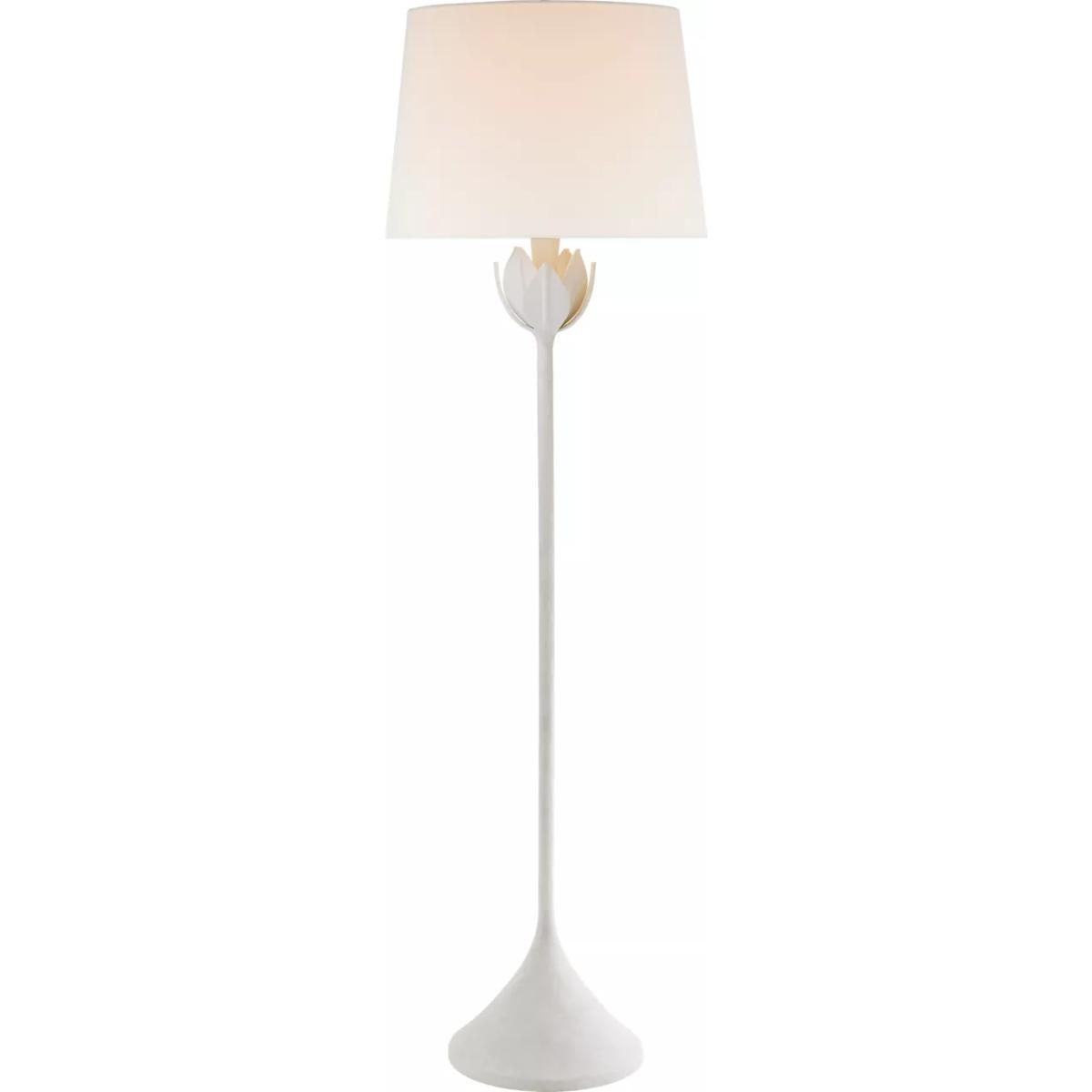 Visual Comfort Signature Collection JN1002PW-L Julie Neill Alberto 60 inch 100 watt Plaster White Floor Lamp Portable Light, Large