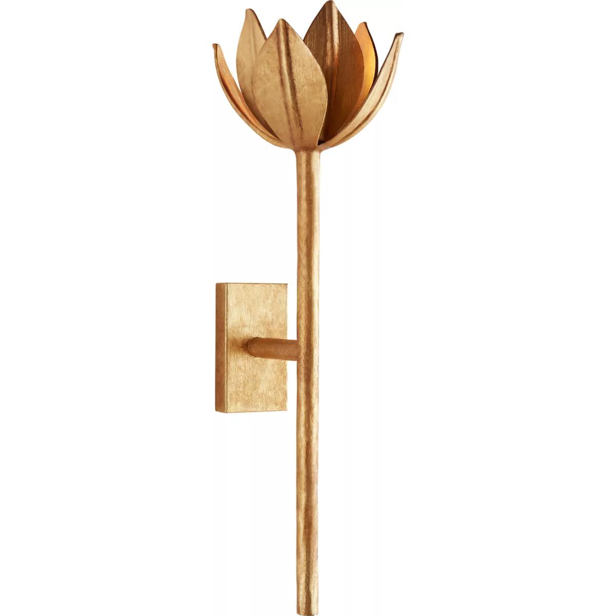Visual Comfort Signature Collection JN2002AGL Julie Neill Alberto 1 Light 5.5 inch Antique Gold Leaf Sconce Wall Light, Medium