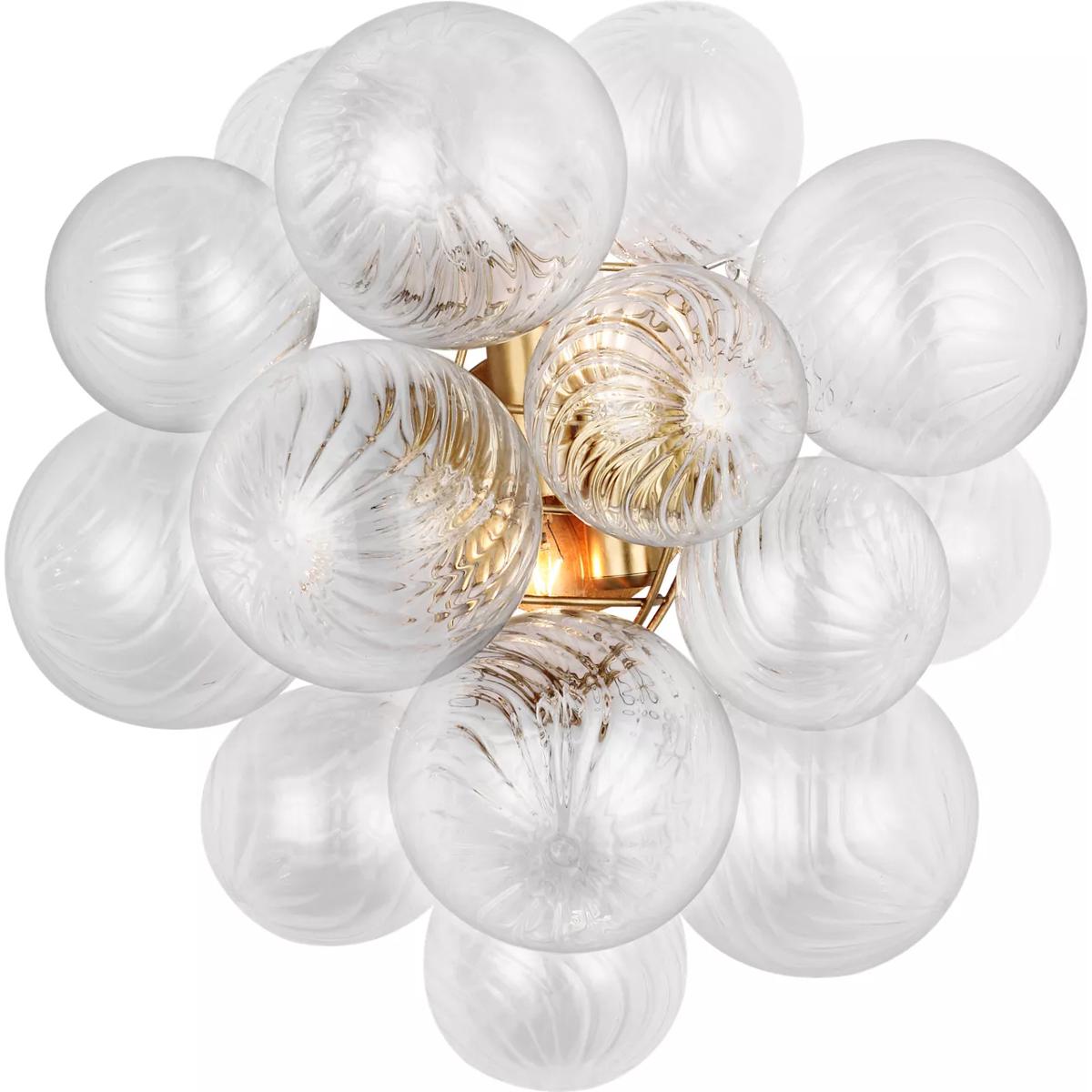 Visual Comfort Signature Collection JN2005G-CG Julie Neill Talia LED 14.75 inch Gild Sconce Wall Light, Medium