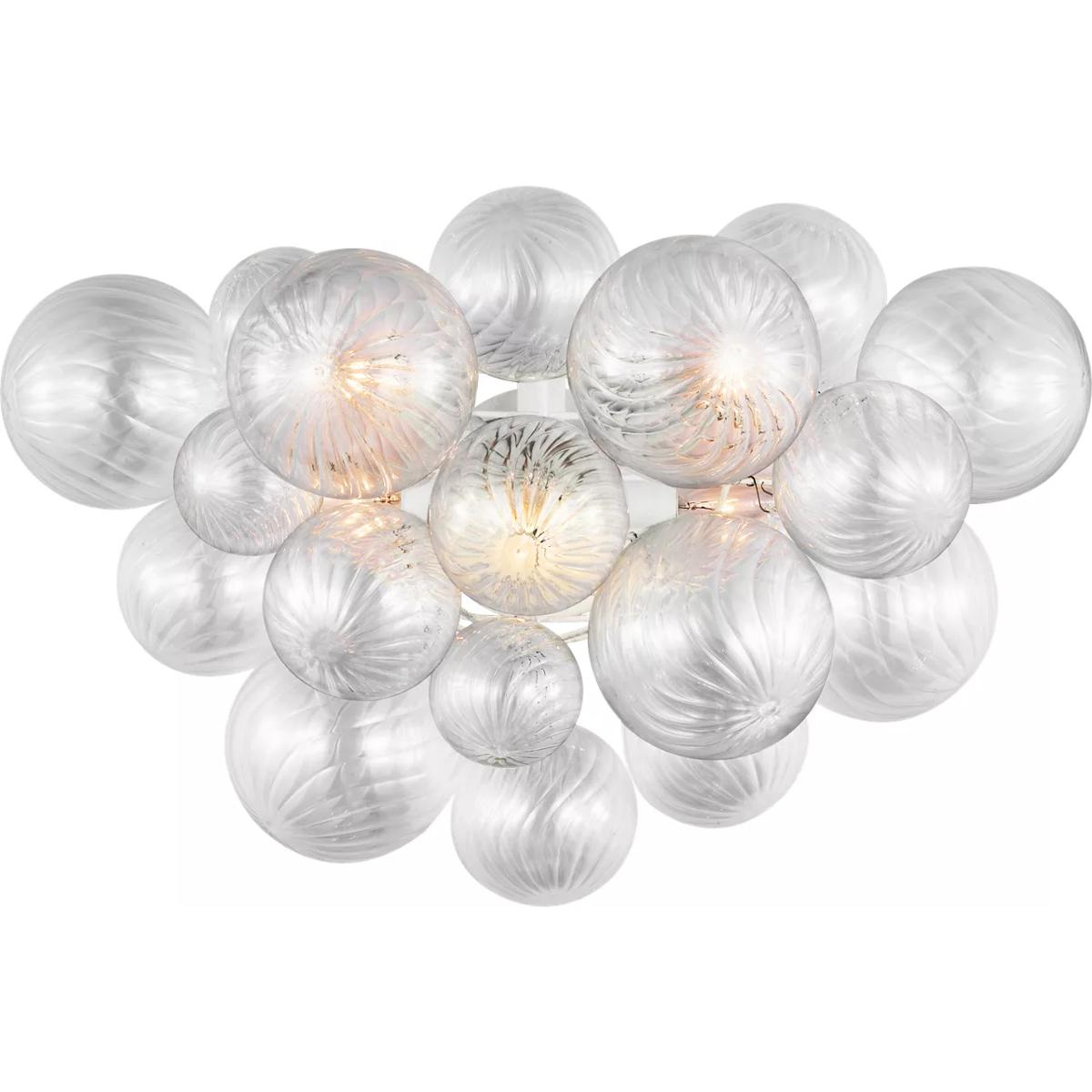 Visual Comfort Signature Collection JN2006PW-CG Julie Neill Talia LED 26.75 inch Plaster White Sconce Wall Light, Large