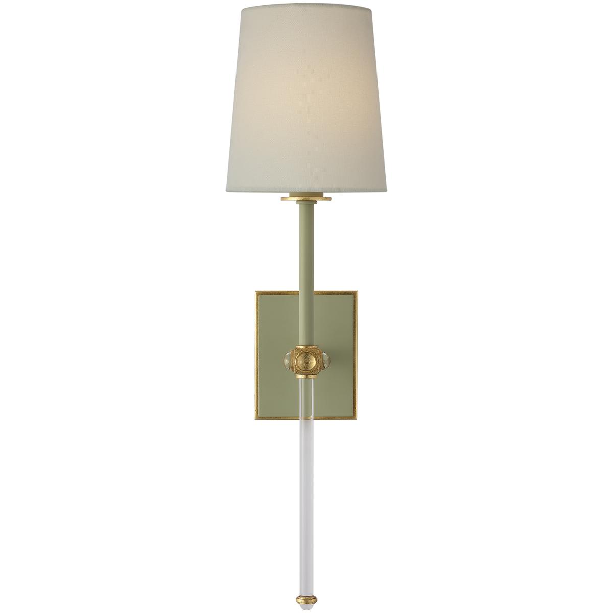 Lighting New York R-JN2052CEL/CG-L-CL Visual Comfort Signature Collection Julie Neill Lucia LED 5.5 inch Celadon and Crystal Cordless Sconce Wall Ligh