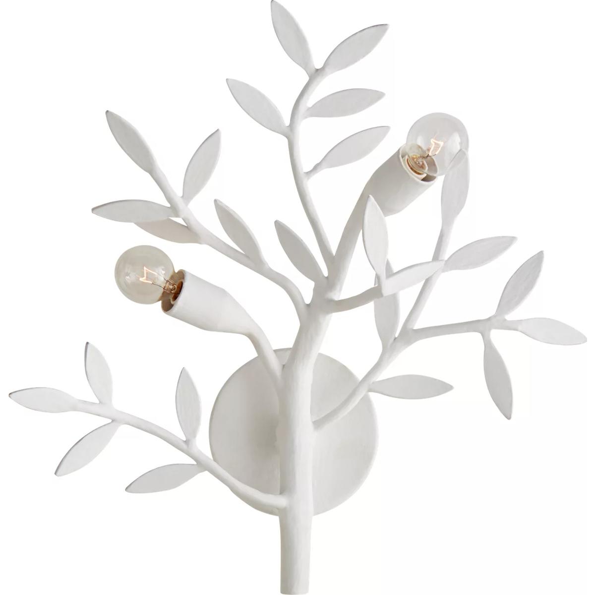 Visual Comfort Signature Collection JN2070PW Julie Neill Mandeville 2 Light 13.75 inch Plaster White Sconce Wall Light