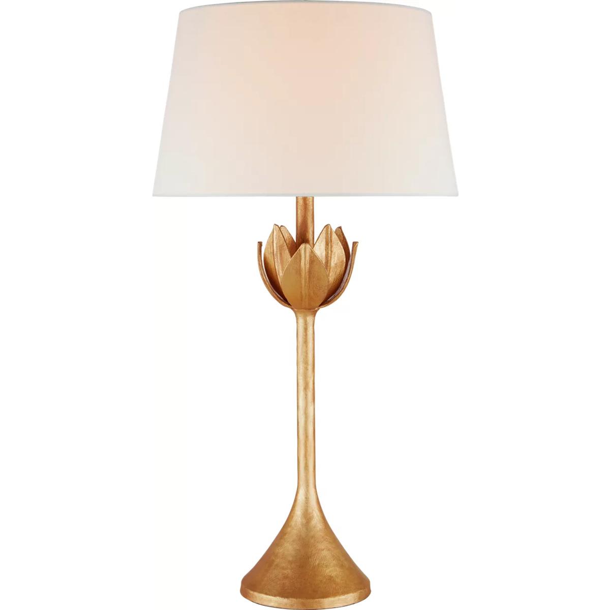 Visual Comfort Signature Collection JN3002AGL-L Julie Neill Alberto 32.25 inch 100 watt Antique Gold Leaf Table Lamp Portable Light, Large