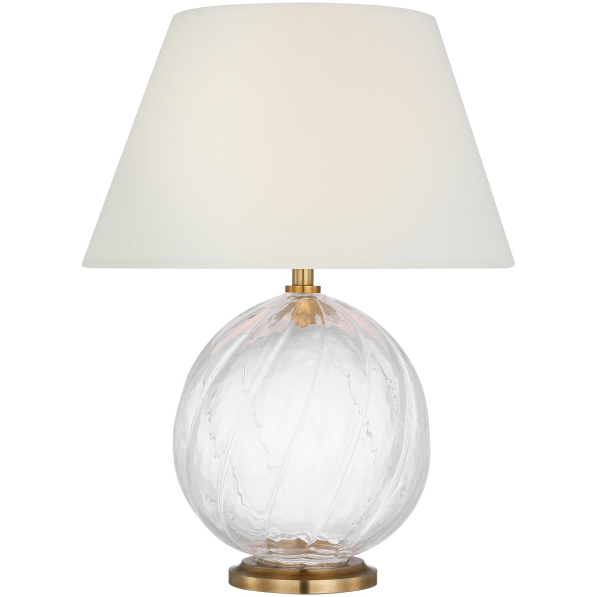 Lighting New York R-JN3109CG-L-CL Visual Comfort Signature Collection Julie Neill Talia 13 inch 2.00 watt Clear Glass Cordless Accent Lamp Portable Li