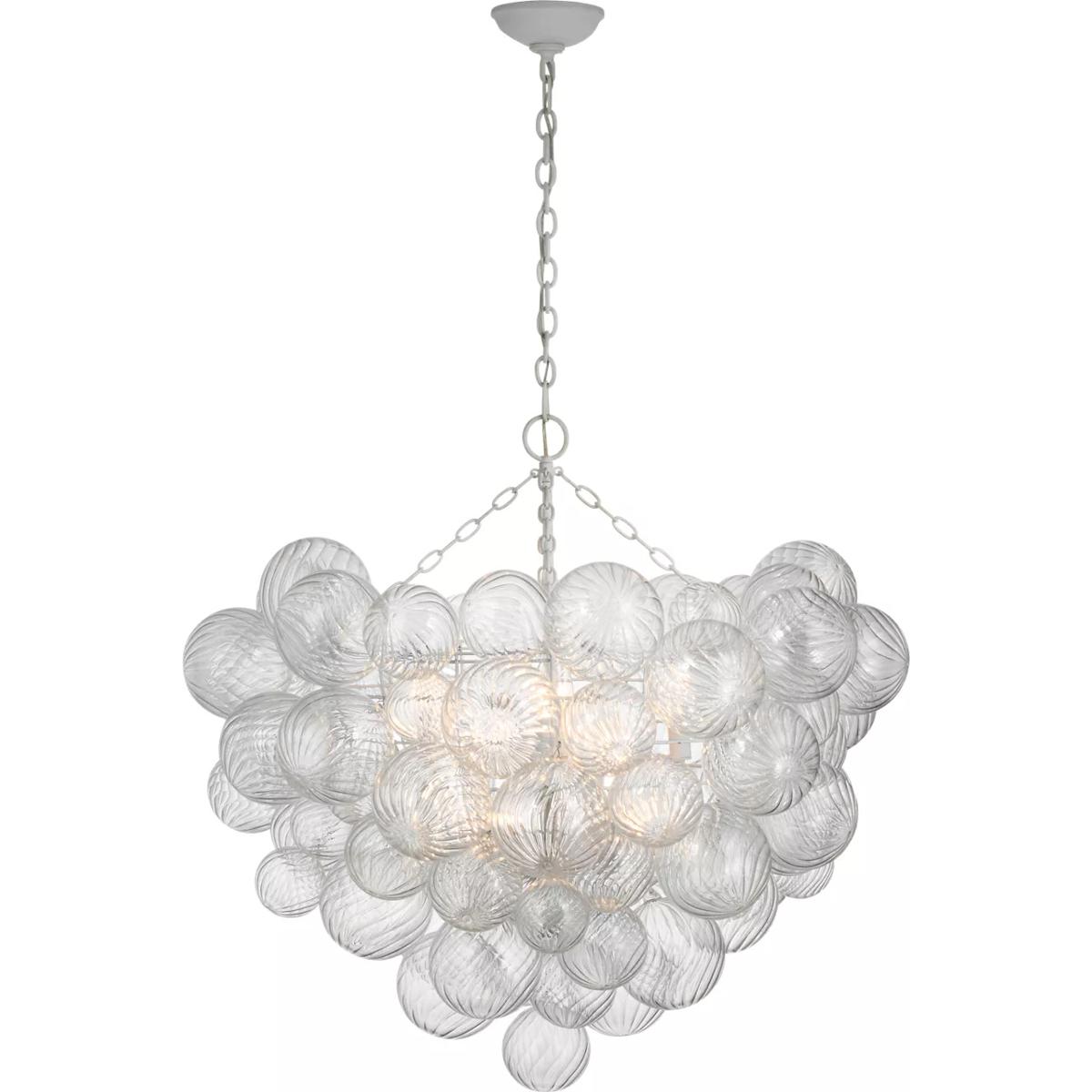 Visual Comfort Signature Collection JN5113PW-CG Julie Neill Talia LED 37.75 inch Plaster White Chandelier Ceiling Light, Grande