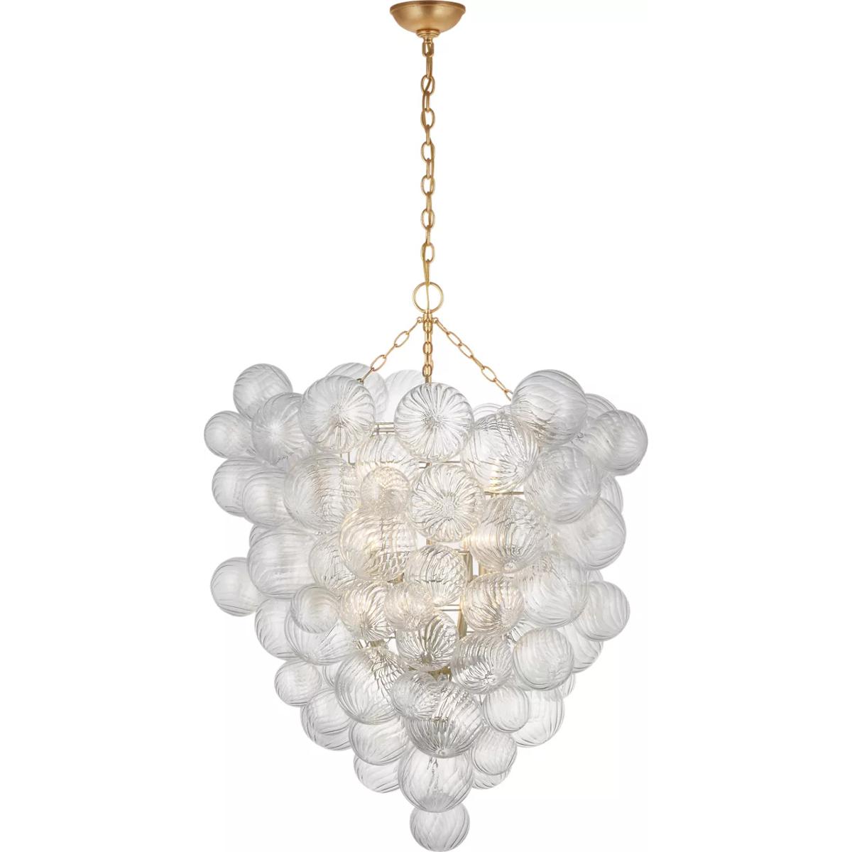 Visual Comfort Signature Collection Julie Neill Talia 36 Inch 12 Light LED Chandelier Talia - JN 5114G-CG - Modern Contemporary