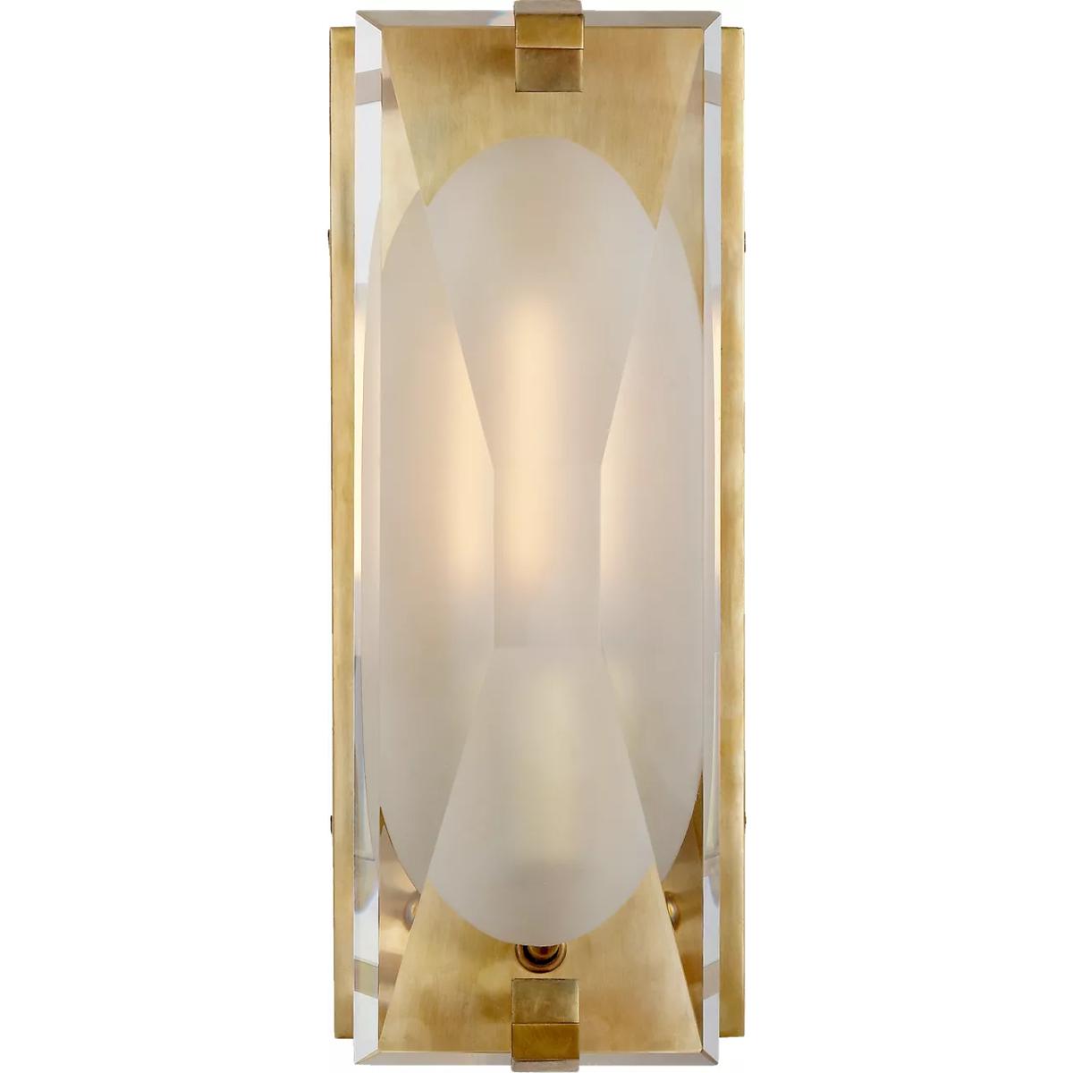 Visual Comfort Signature Collection KS2060SB-CG kate spade new york Castle Peak 1 Light 5 inch Soft Brass Bath Sconce Wall Light, Small