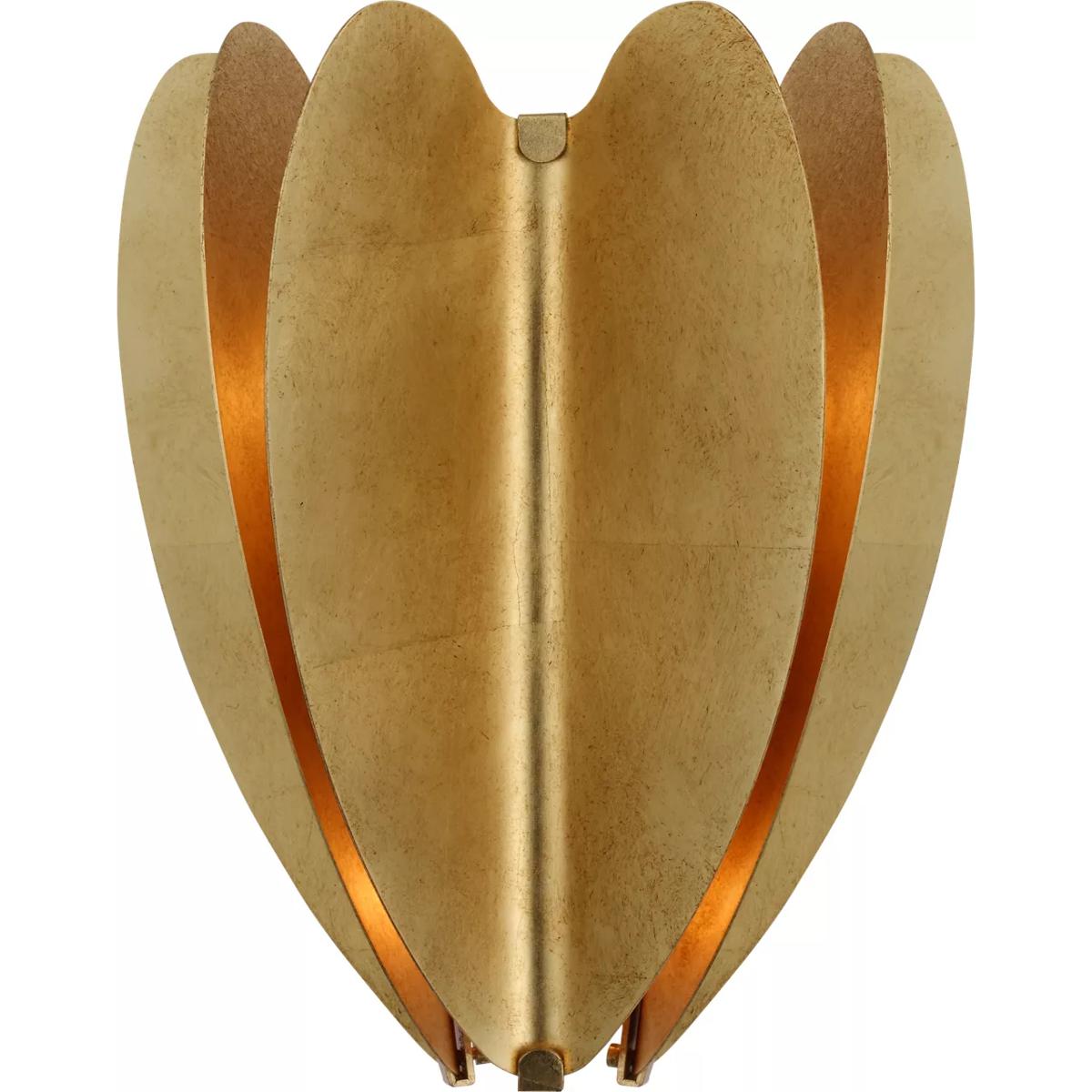 Visual Comfort Signature Collection KS2130G kate spade new york Danes LED 9.5 inch Gild Sconce Wall Light, Small