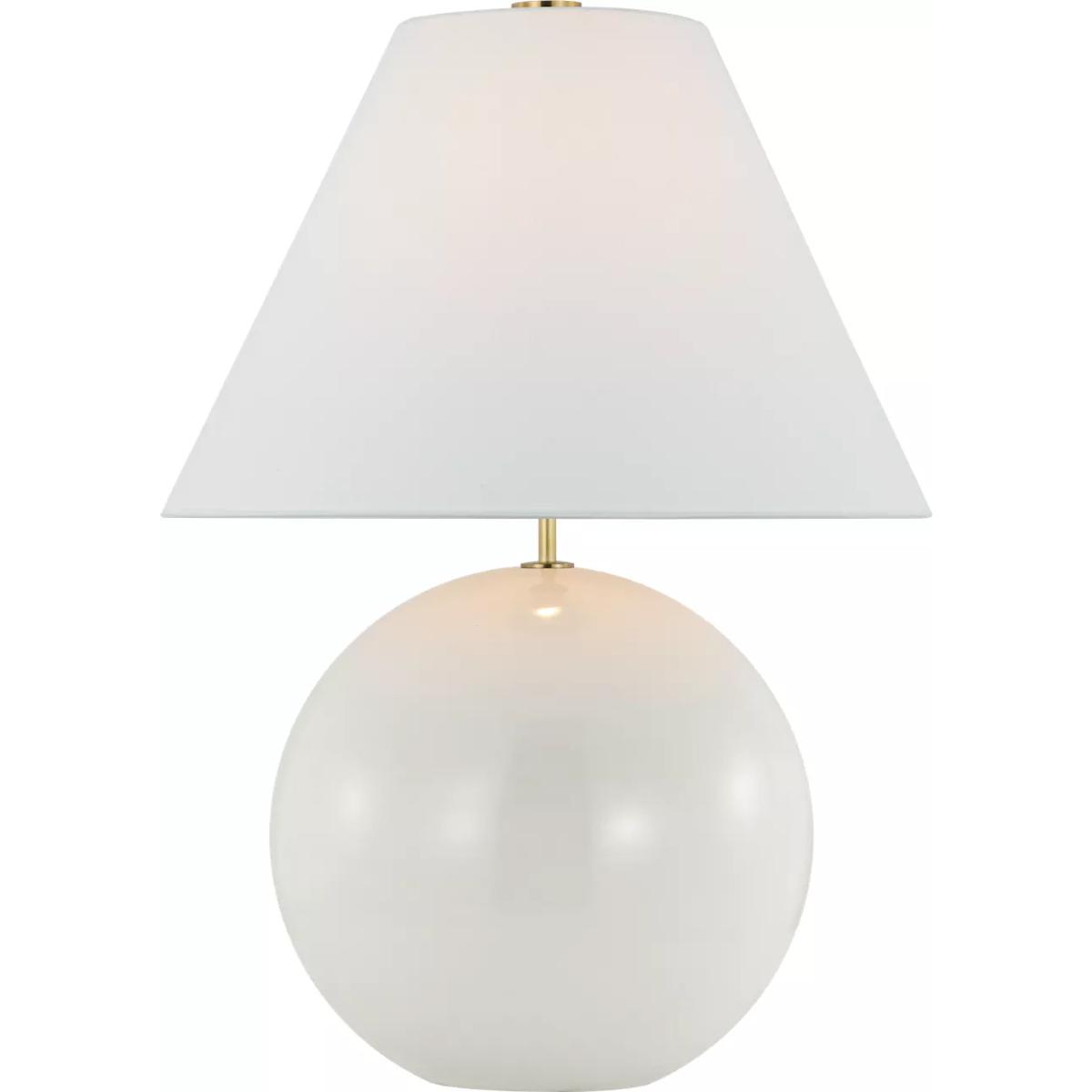 Visual Comfort Signature Collection KS3020NWT-L kate spade new york Brielle 28.5 inch 15 watt New White Table Lamp Portable Light, Large