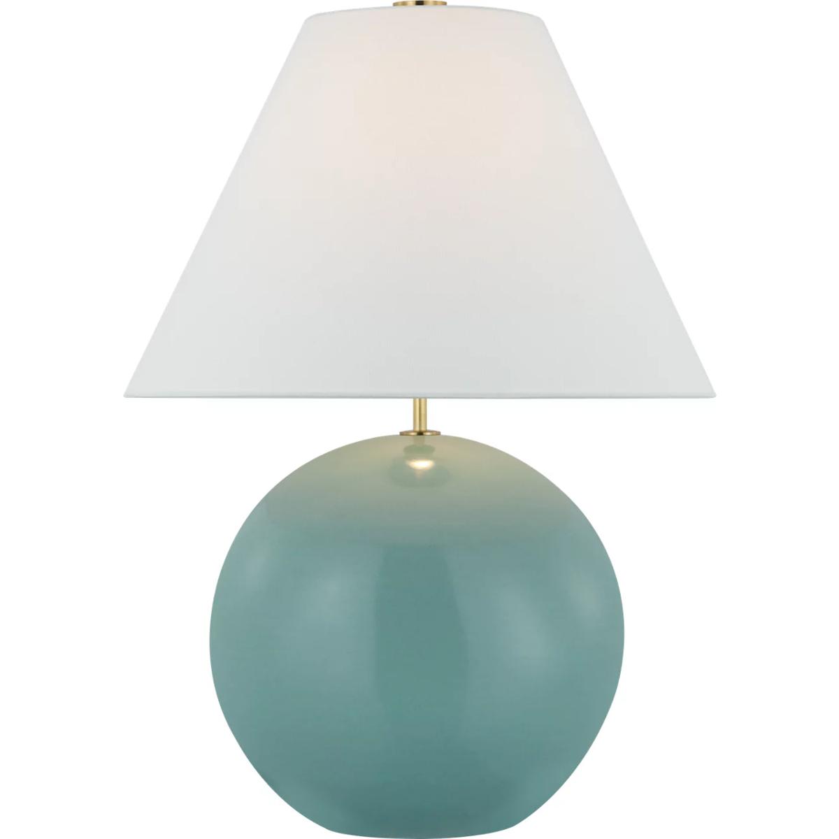 Visual Comfort Signature Collection KS3020SFB-L kate spade new york Brielle 28.5 inch 15 watt Seafoam Blue Table Lamp Portable Light, Large