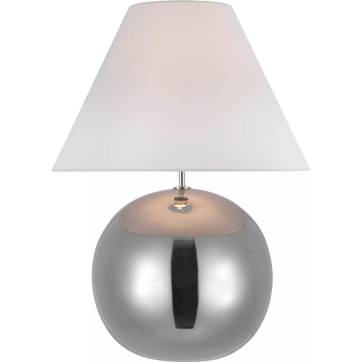 Visual Comfort Signature Collection KS3020SLV-L kate spade new york Brielle 28.5 inch 15 watt Silver Table Lamp Portable Light, Large