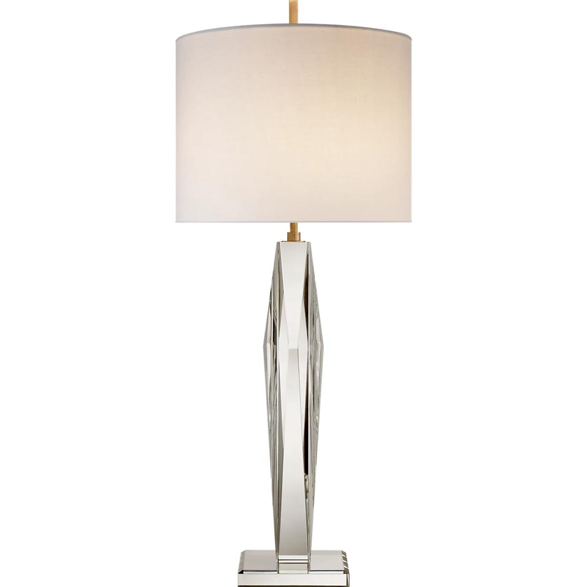 Visual Comfort Signature Collection KS3064CG-L kate spade new york Castle Peak 34 inch 100 watt Crystal Table Lamp Portable Light
