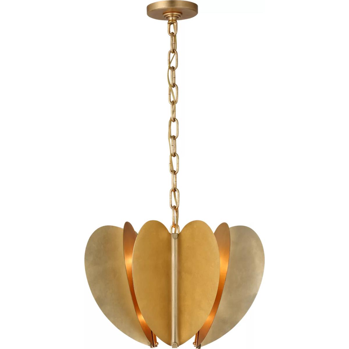 Visual Comfort Signature Collection kate spade new york Danes 16 Inch 8 Light Mini Chandelier Danes - KS 5130G - Modern Contemporary