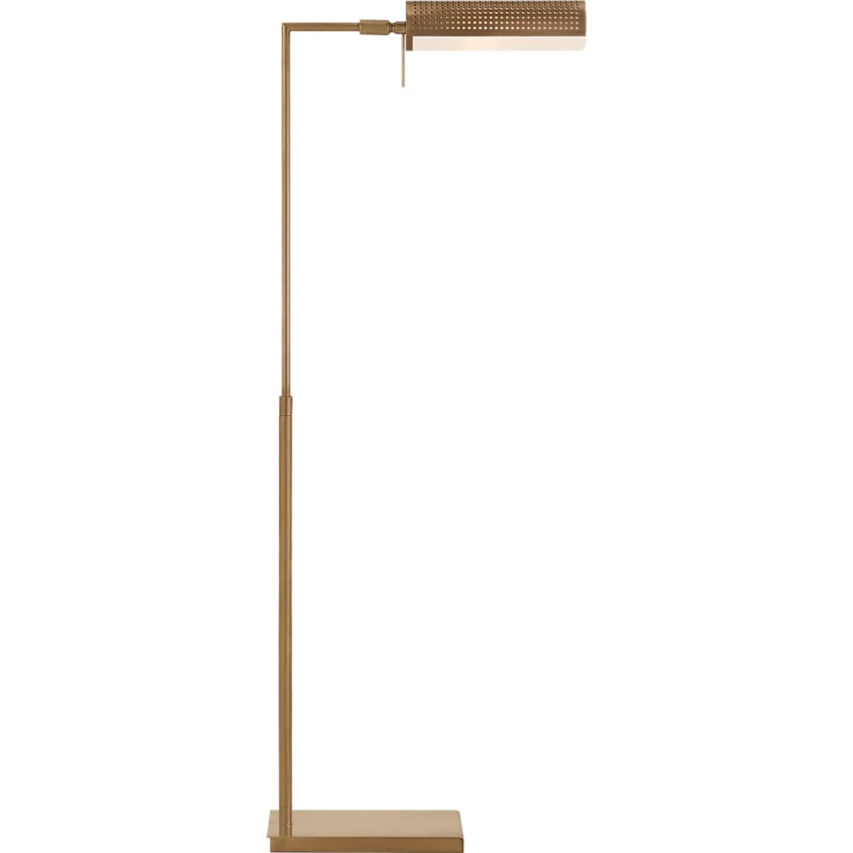 Visual Comfort Signature Collection KW1062AB-WG Kelly Wearstler Precision 39.5 inch 9 watt Antique-Burnished Brass Pharmacy Floor Lamp Portable Light