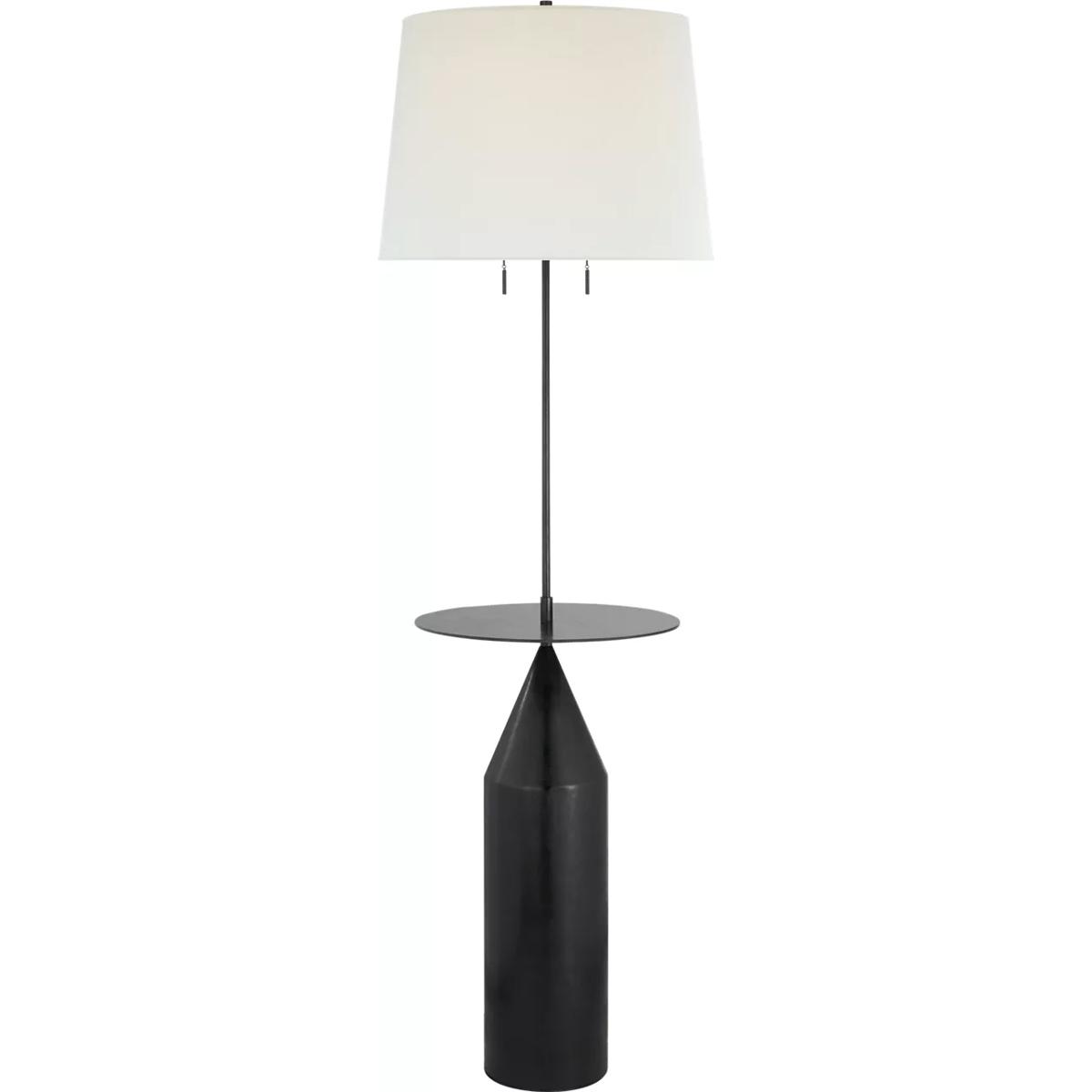 Visual Comfort Signature Collection KW1130AI-L Kelly Wearstler Zephyr 63 inch 60 watt Aged Iron Floor Light Portable Light, Large