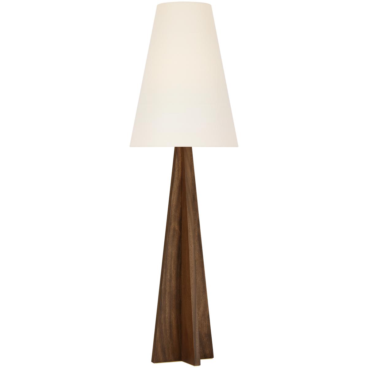 Visual Comfort Signature Collection KW1590NWL-L Kelly Wearstler Crue 65.5 inch 8 watt Natural Walnut Floor Lamp Portable Light