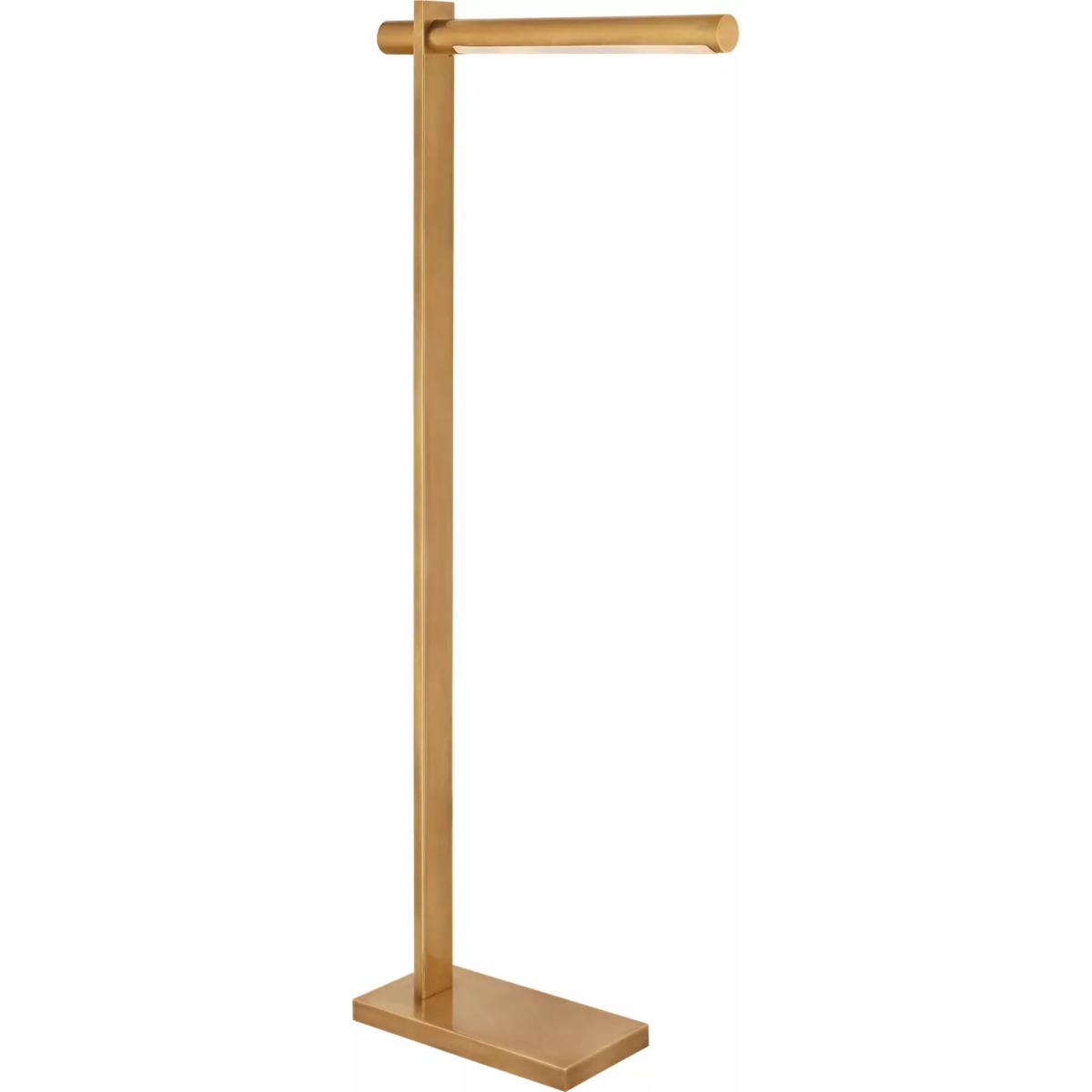 Visual Comfort Signature Collection KW1730AB Kelly Wearstler Axis 45 inch 15 watt Antique-Burnished Brass Pharmacy Floor Lamp Portable Light
