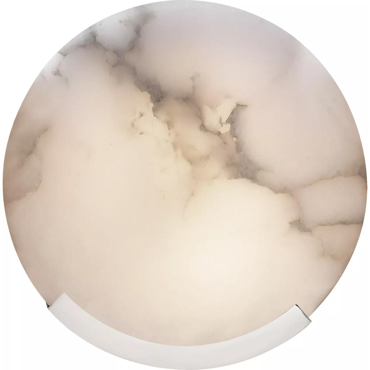 Visual Comfort Signature Collection KW2010PN-ALB Kelly Wearstler Melange LED 7 inch Polished Nickel Sconce Wall Light