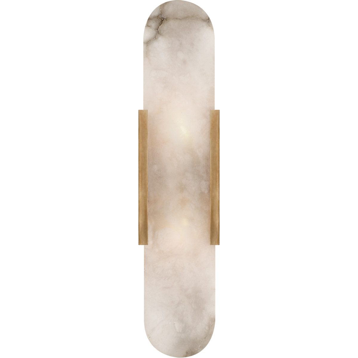 Visual Comfort Signature Collection KW2013AB-ALB Kelly Wearstler Melange LED 4.25 inch Antique-Burnished Brass Sconce Wall Light