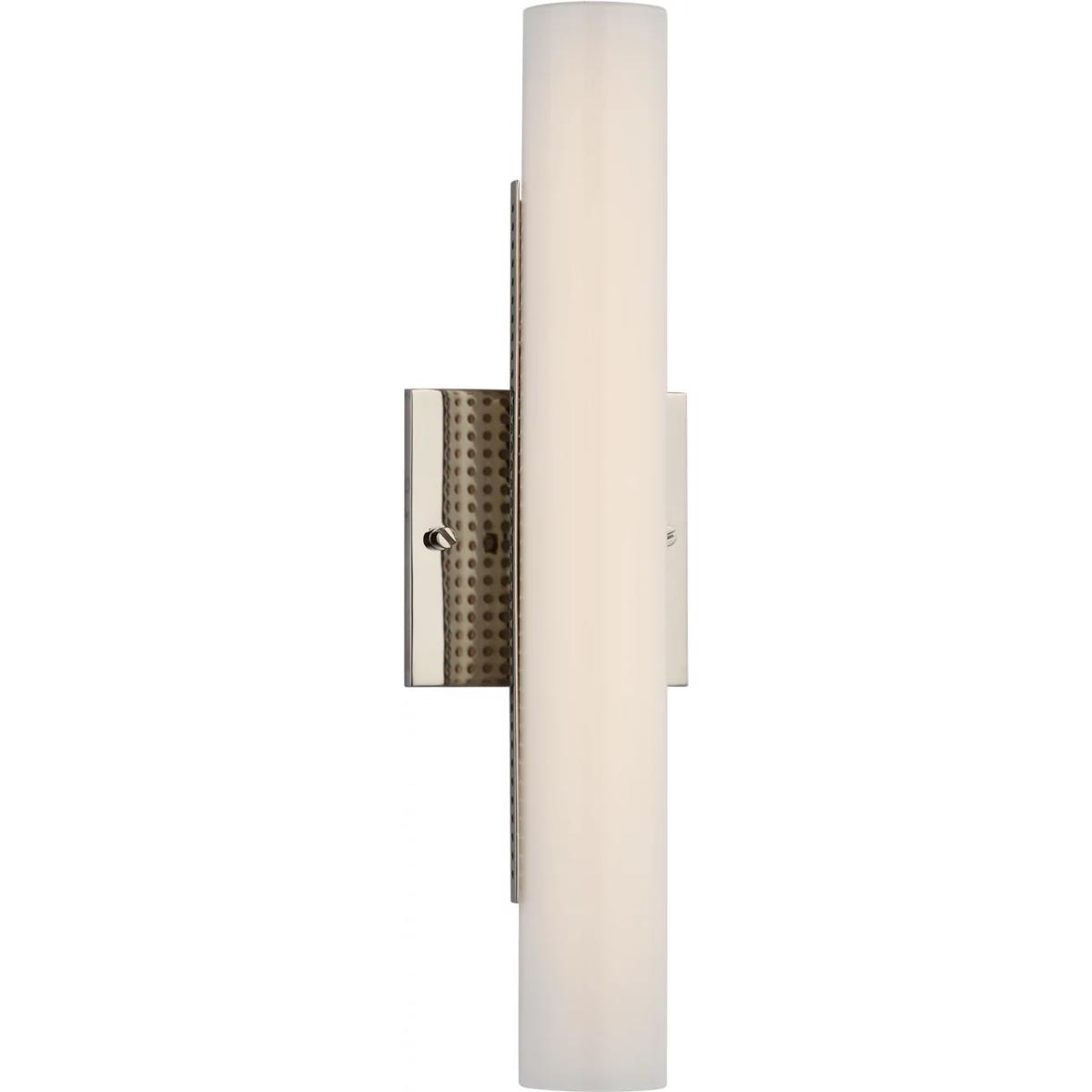 Visual Comfort Signature Collection KW2222PN-WG Kelly Wearstler Precision LED 4.25 inch Polished Nickel Bath Light Wall Light