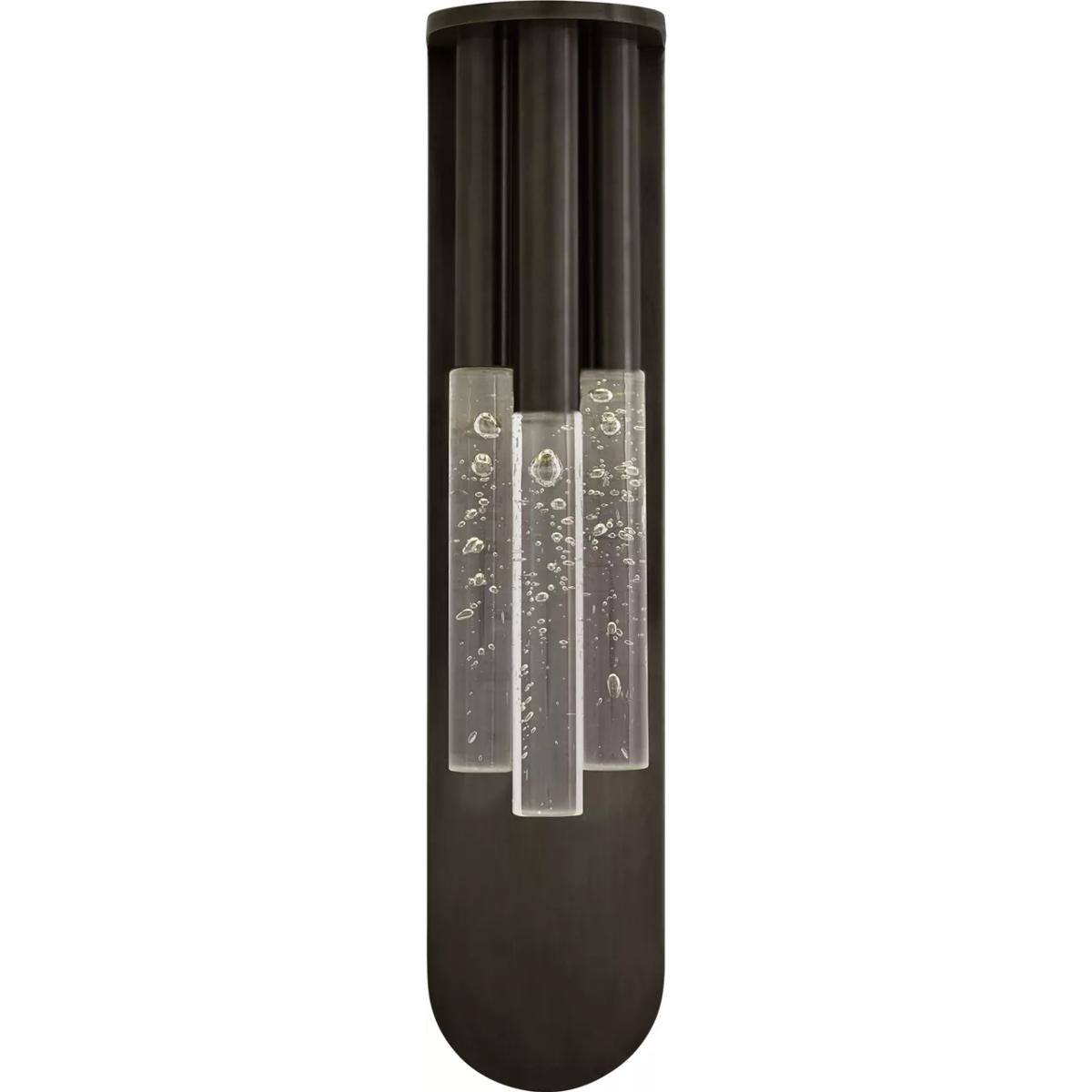 Visual Comfort Signature Collection KW2284BZ-SG Kelly Wearstler Rousseau LED 4.5 inch Bronze Multi-Drop Sconce Wall Light in Seeded Glass, Medium