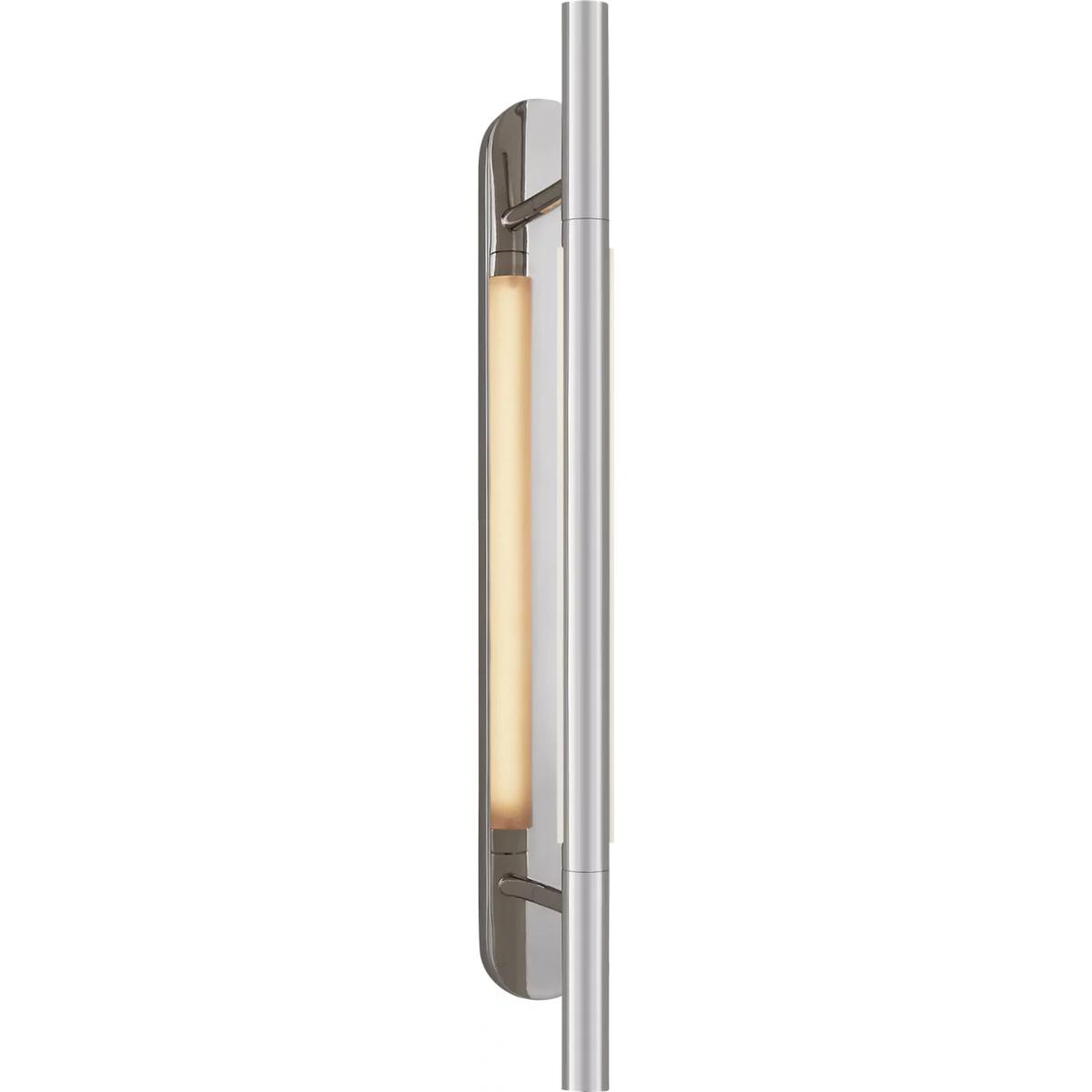 Visual Comfort Signature Collection KW2285PN-EC Kelly Wearstler Rousseau LED 2.5 inch Polished Nickel Bracketed Sconce Wall Light, Medium