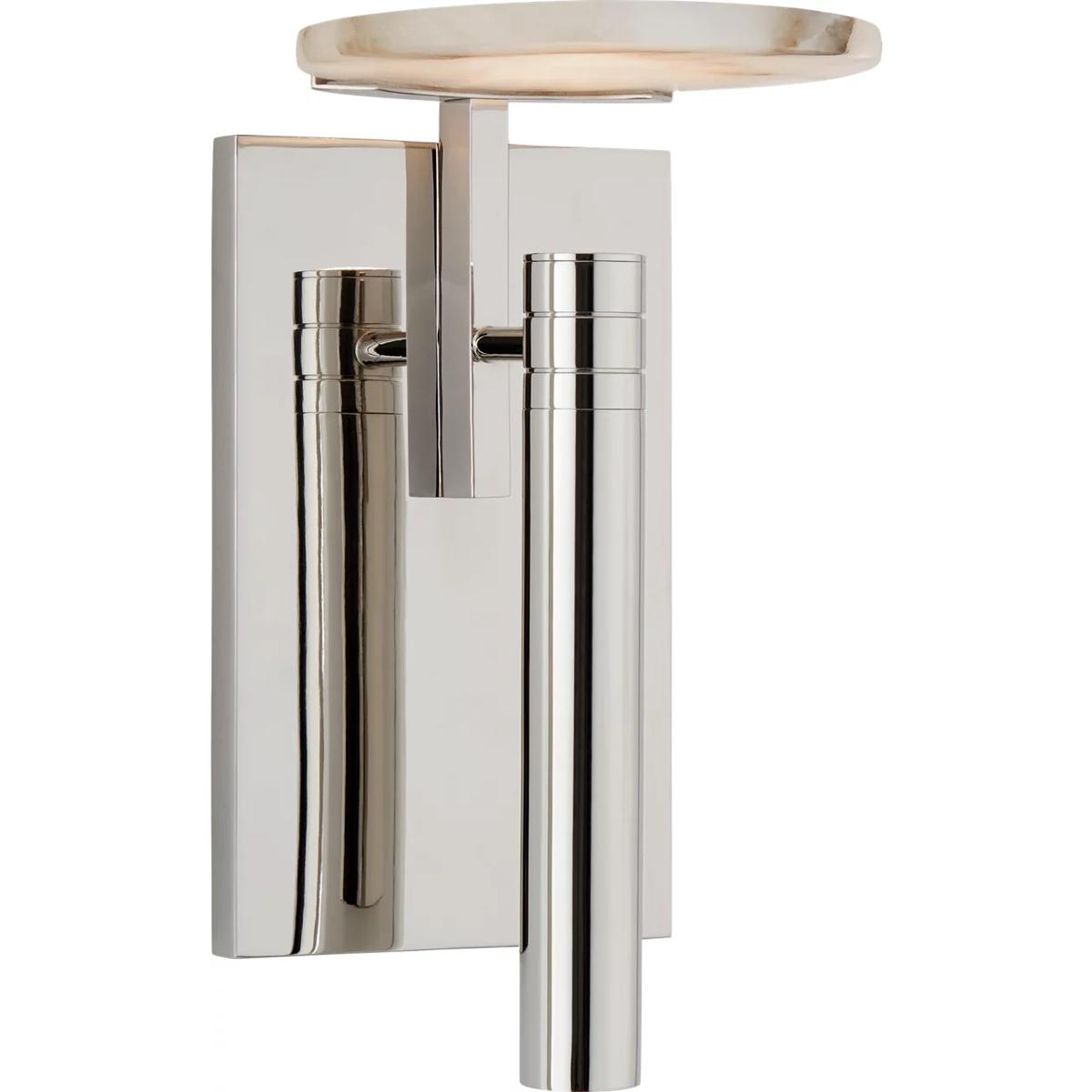 Visual Comfort Signature Collection KW2610PN-ALB Kelly Wearstler Melange LED 6 inch Polished Nickel Floating Disc Sconce Wall Light