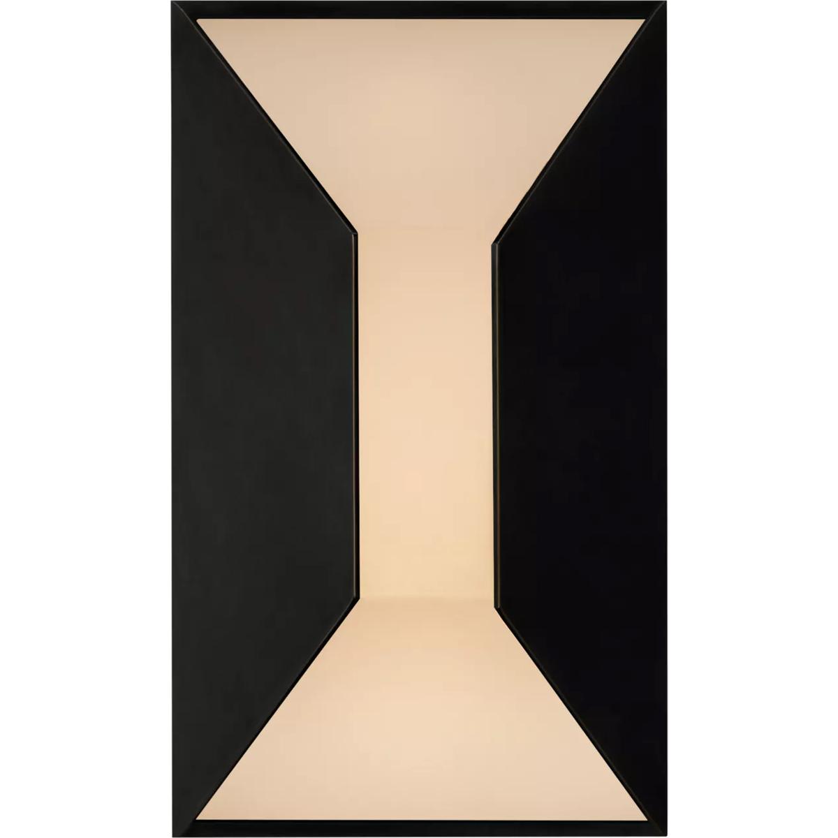 Visual Comfort Signature Collection KW2720BZ-FG Kelly Wearstler Stretto LED 8 inch Bronze Outdoor Sconce, Small