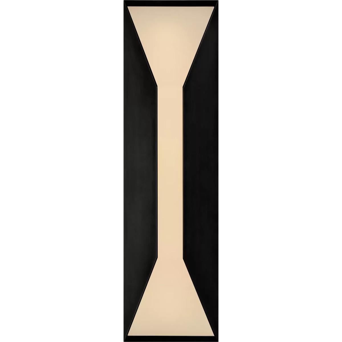 Visual Comfort Signature Collection KW2721BZ-FG Kelly Wearstler Stretto LED 16 inch Bronze Outdoor Sconce, Medium