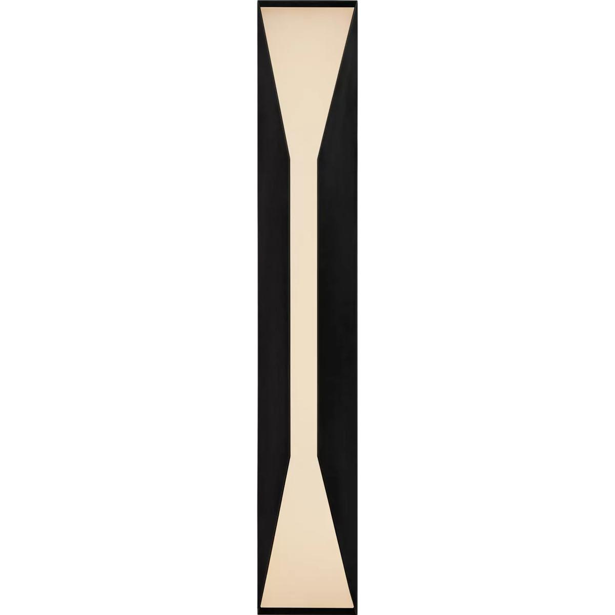 Visual Comfort Signature Collection KW2722BZ-FG Kelly Wearstler Stretto LED 28 inch Bronze Outdoor Sconce, Large