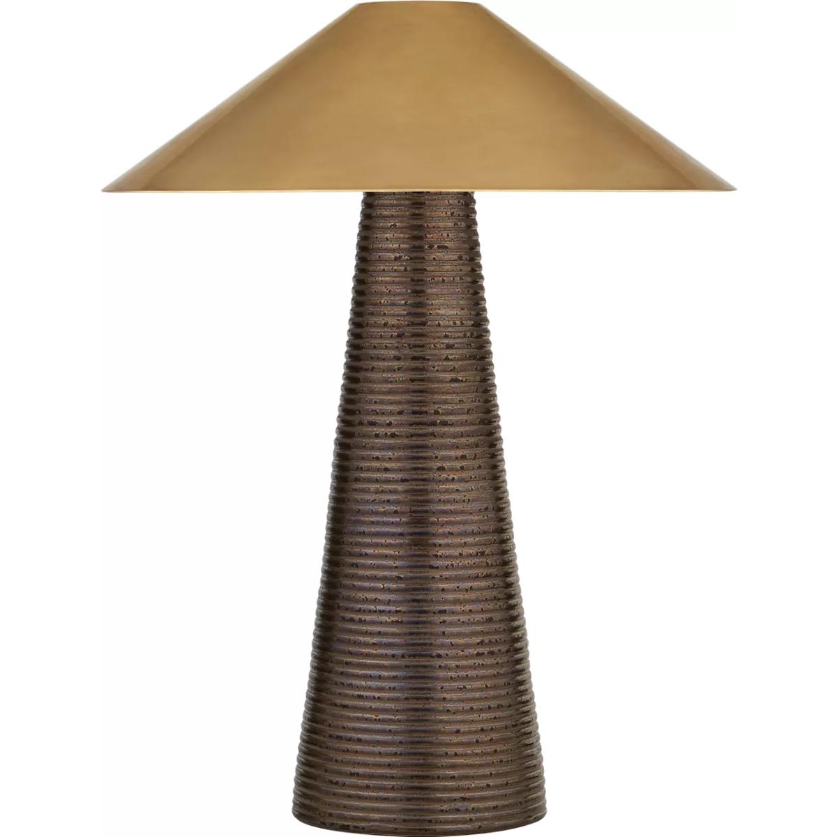Visual Comfort Signature Collection KW3660CBZ-AB Kelly Wearstler Miramar2 21.25 inch 25 watt Crystal Bronze Accent Lamp Portable Light