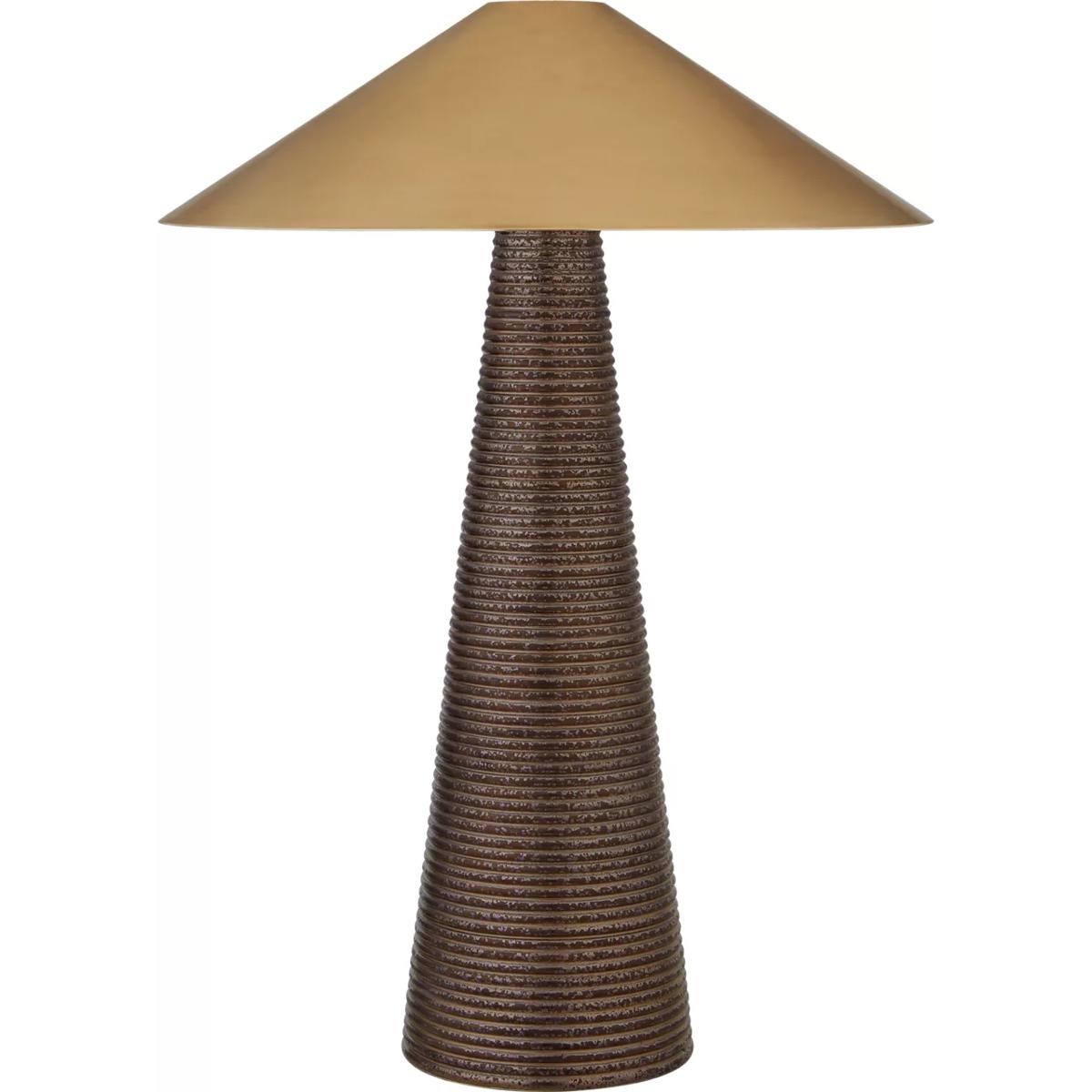 Visual Comfort Signature Collection KW3661CBZ-AB Kelly Wearstler Miramar2 33 inch 40 watt Crystal Bronze Table Lamp Portable Light