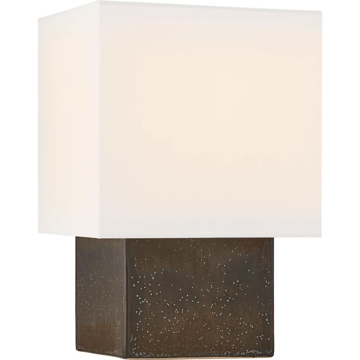 Visual Comfort Signature Collection KW3676SBM-L Kelly Wearstler Pari 18 inch 75 watt Stained Black Metallic Table Lamp Portable Light in Stained Black